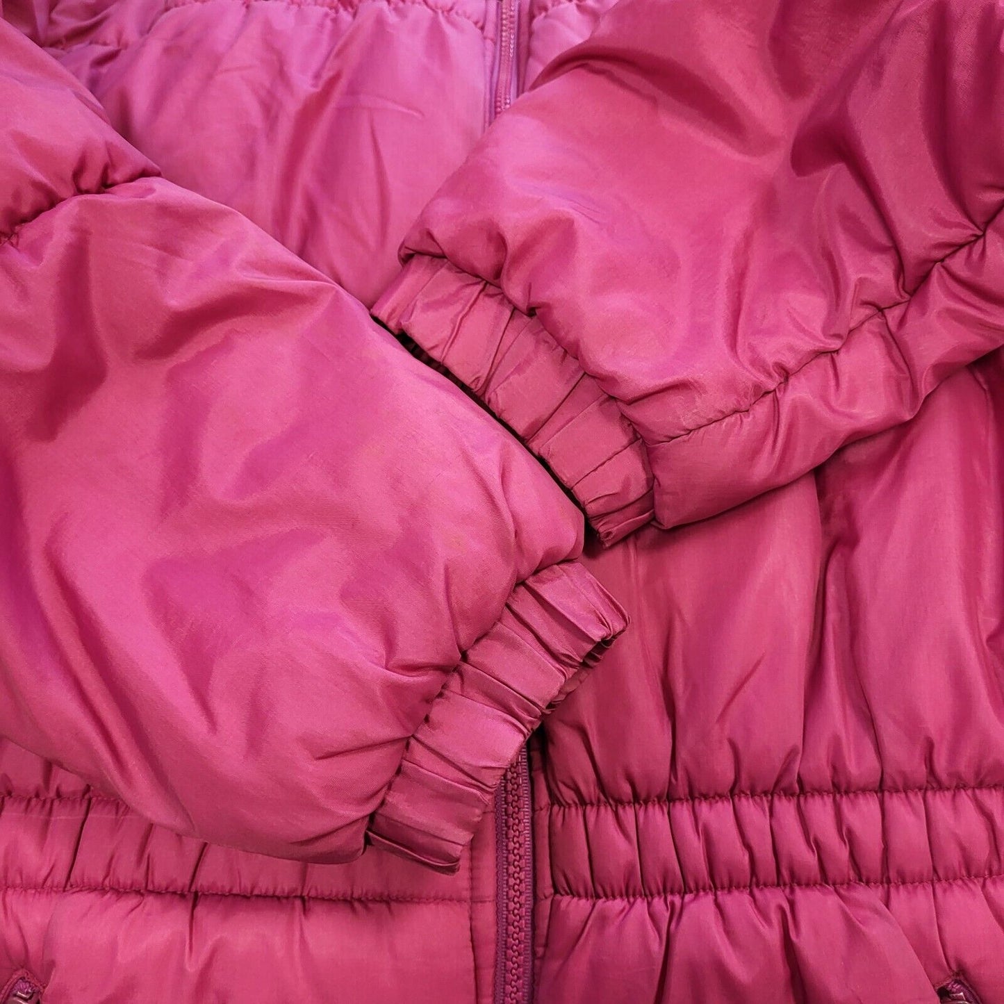 Reebok Pink Long Sleeve Puffer Sports Coat UK Women's 12 H688