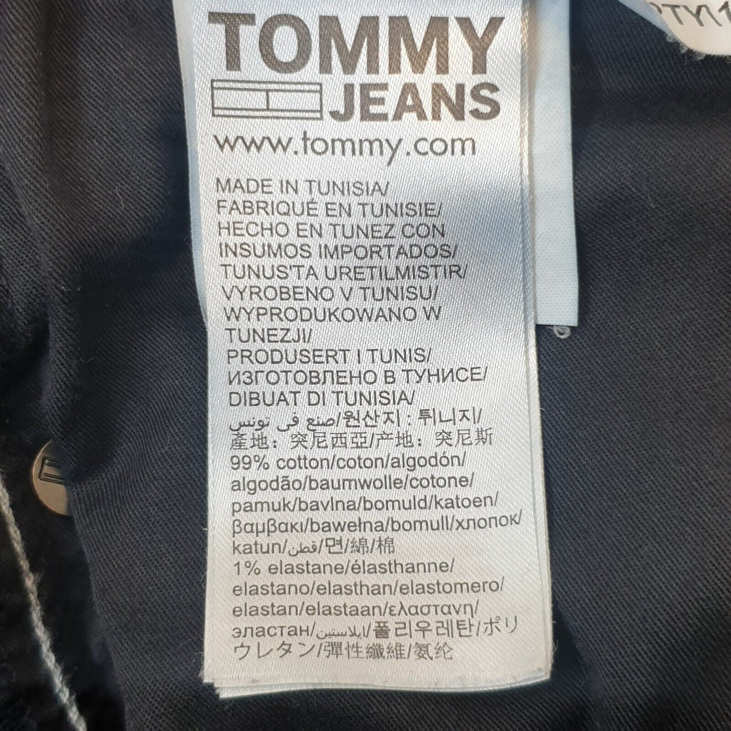 Tommy Hilfiger Dark Blue Skinny Slim Denim Jeans Uk Men's S W30 L31 G541
