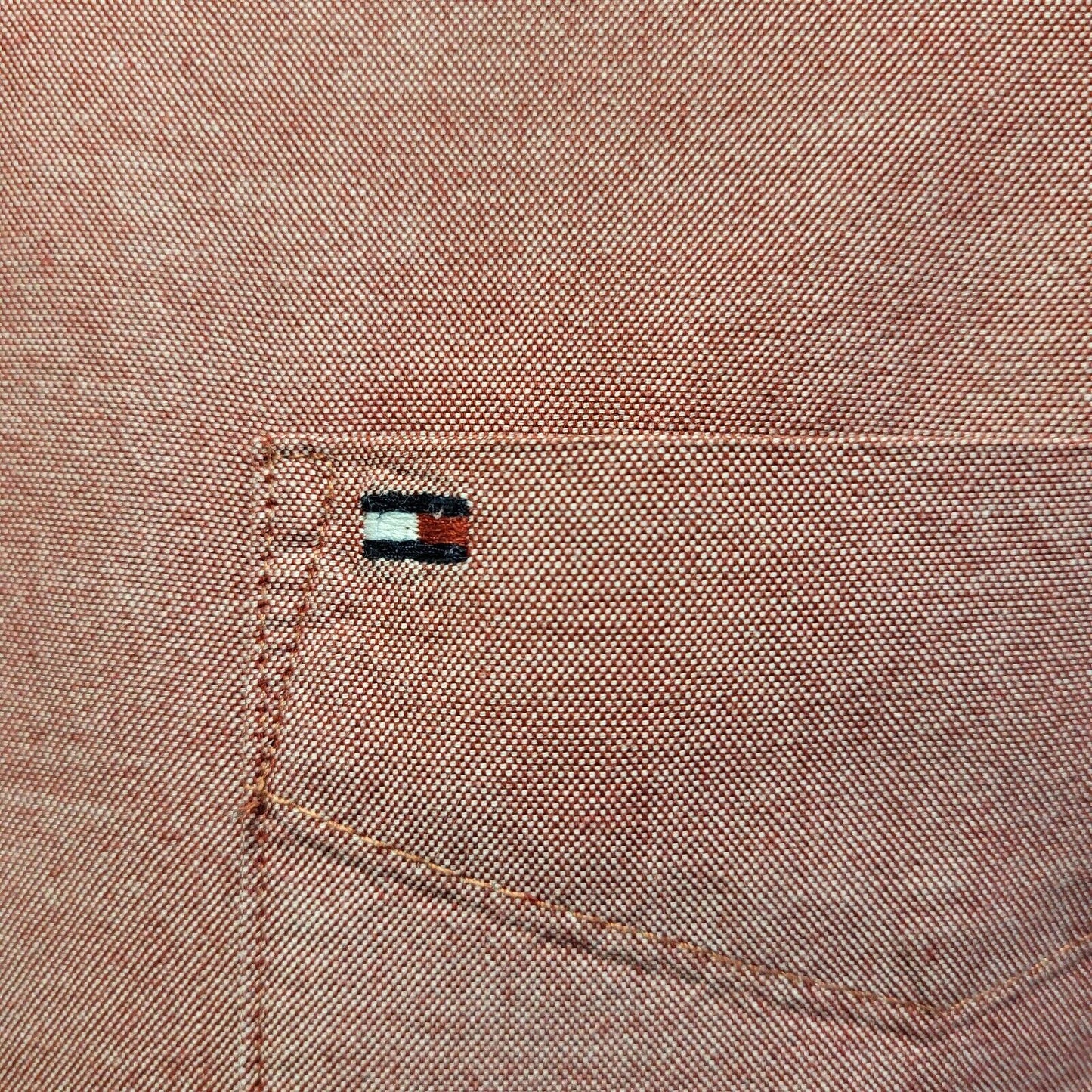 Tommy Hilfiger Pink Long Sleeve Shirt Uk Men's Medium BB387