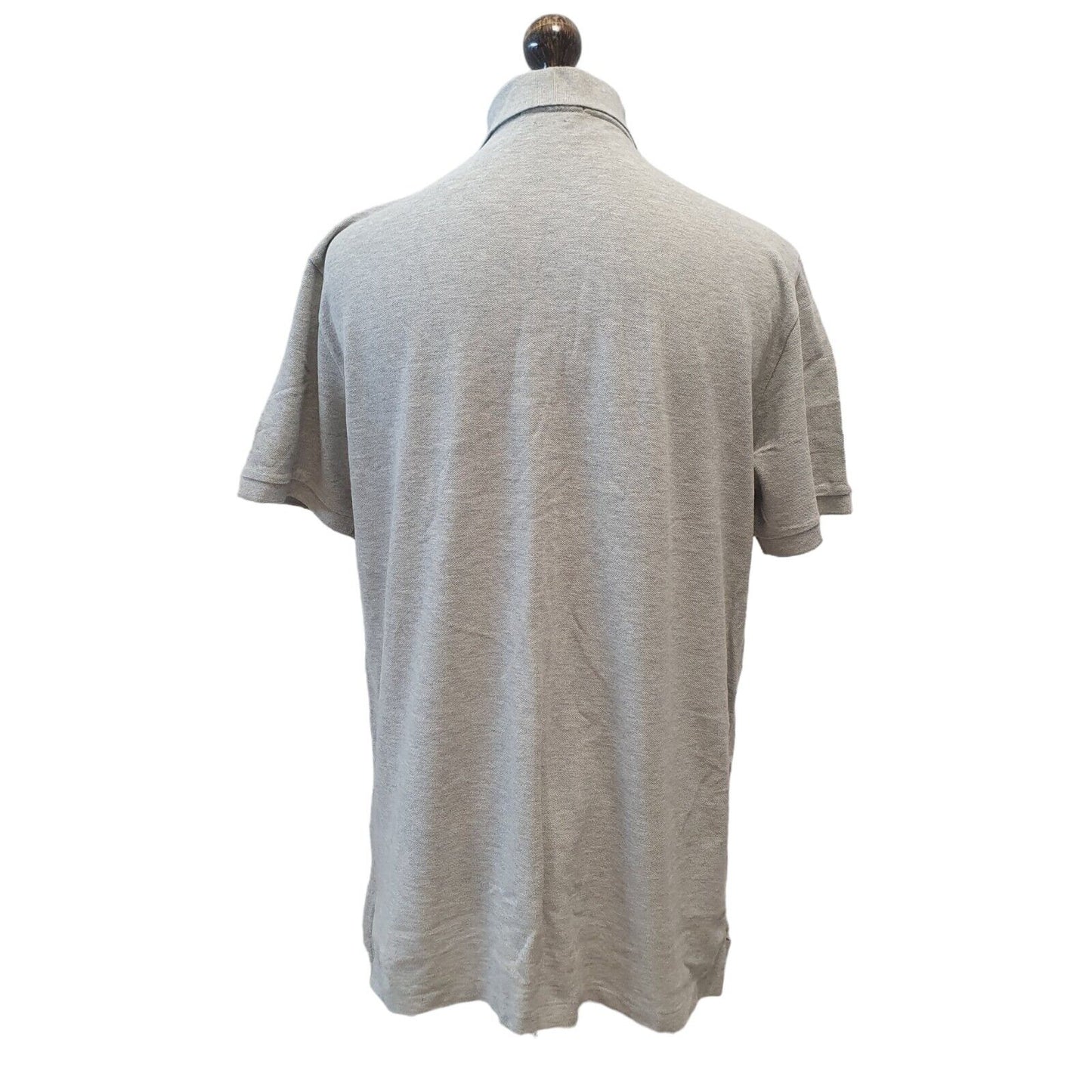 Polo Ralph Lauren Slim Fit Grey Cotton Polo T-Shirt Men's UK XL EU 54 H365