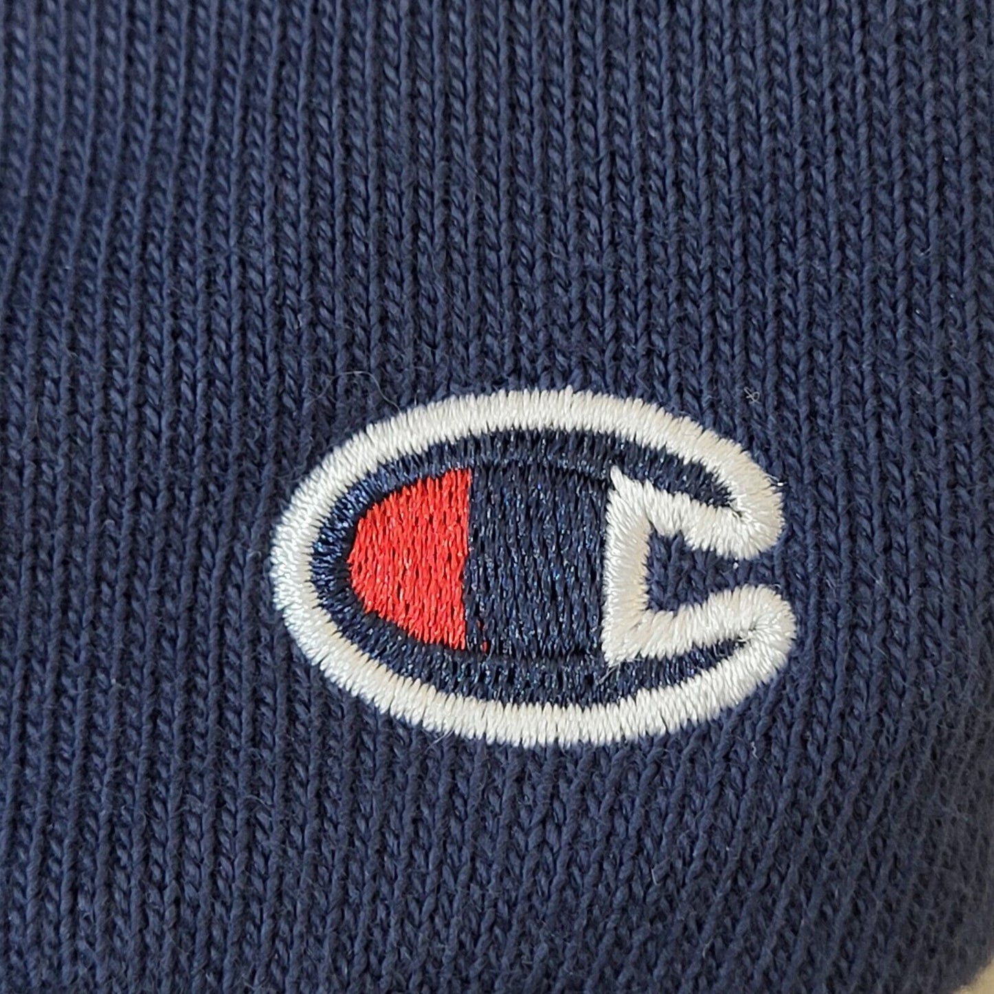 Champion Navy 1/4 Button Long Sleeve Sweatshirt Men's Uk XL Eu 56 G858