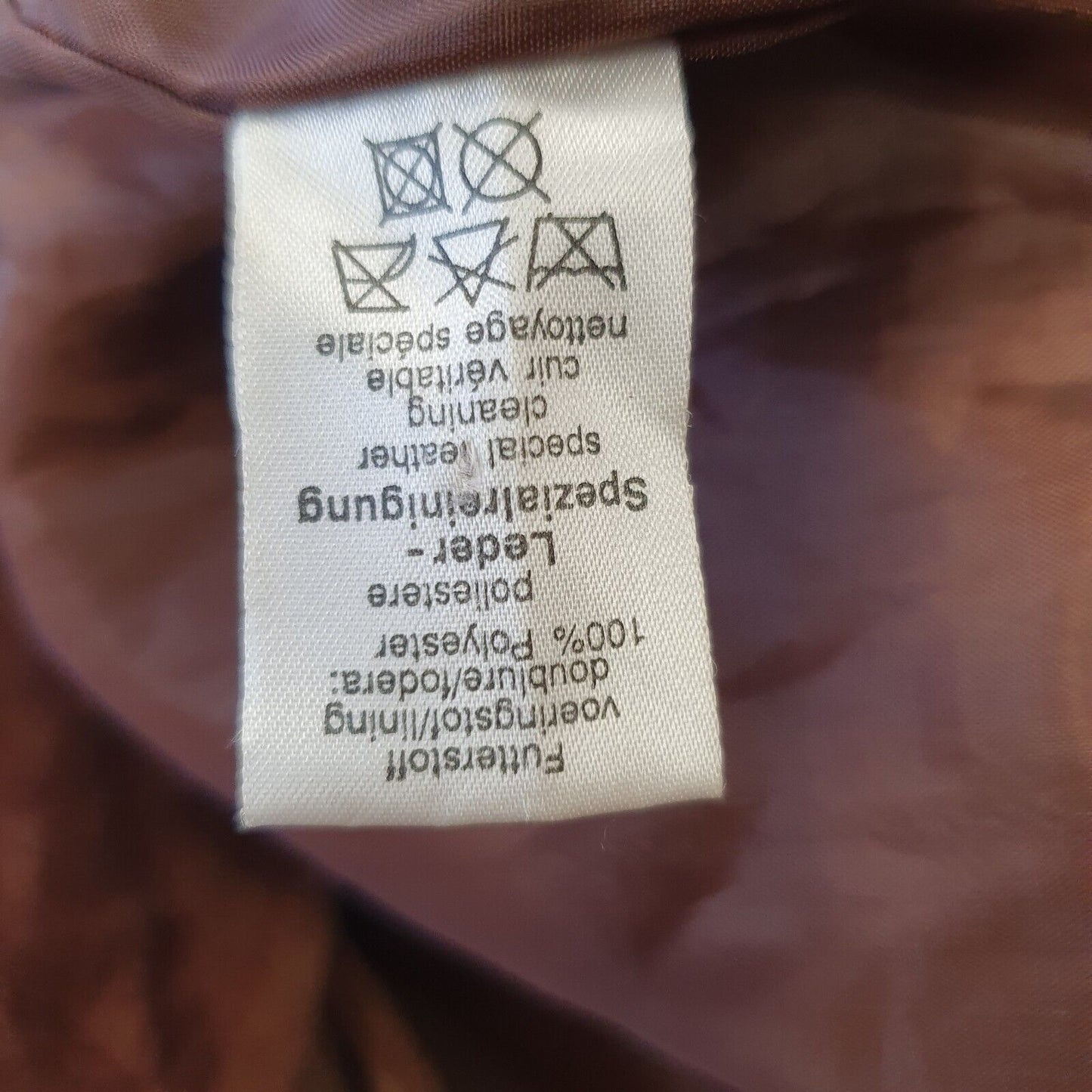 Vintage Newport Casuals Brown Zipped Suede Leather Jacket Women's UK L 12 H210