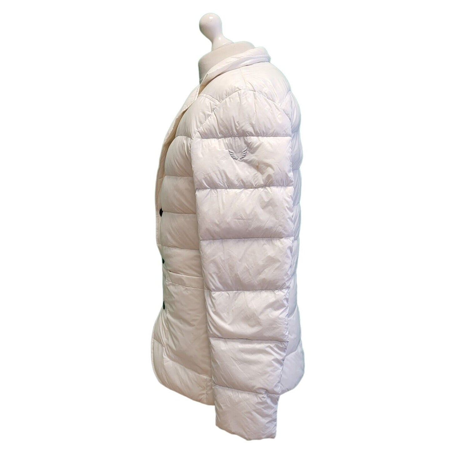 Bosideng Polar Sense White Snap Fasten Jacket Men's uk M eu 50 BNWT H73