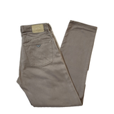 Armani Jeans Beige Straight Leg Cotton Button Fly Trousers Men's S W30 L34 H38