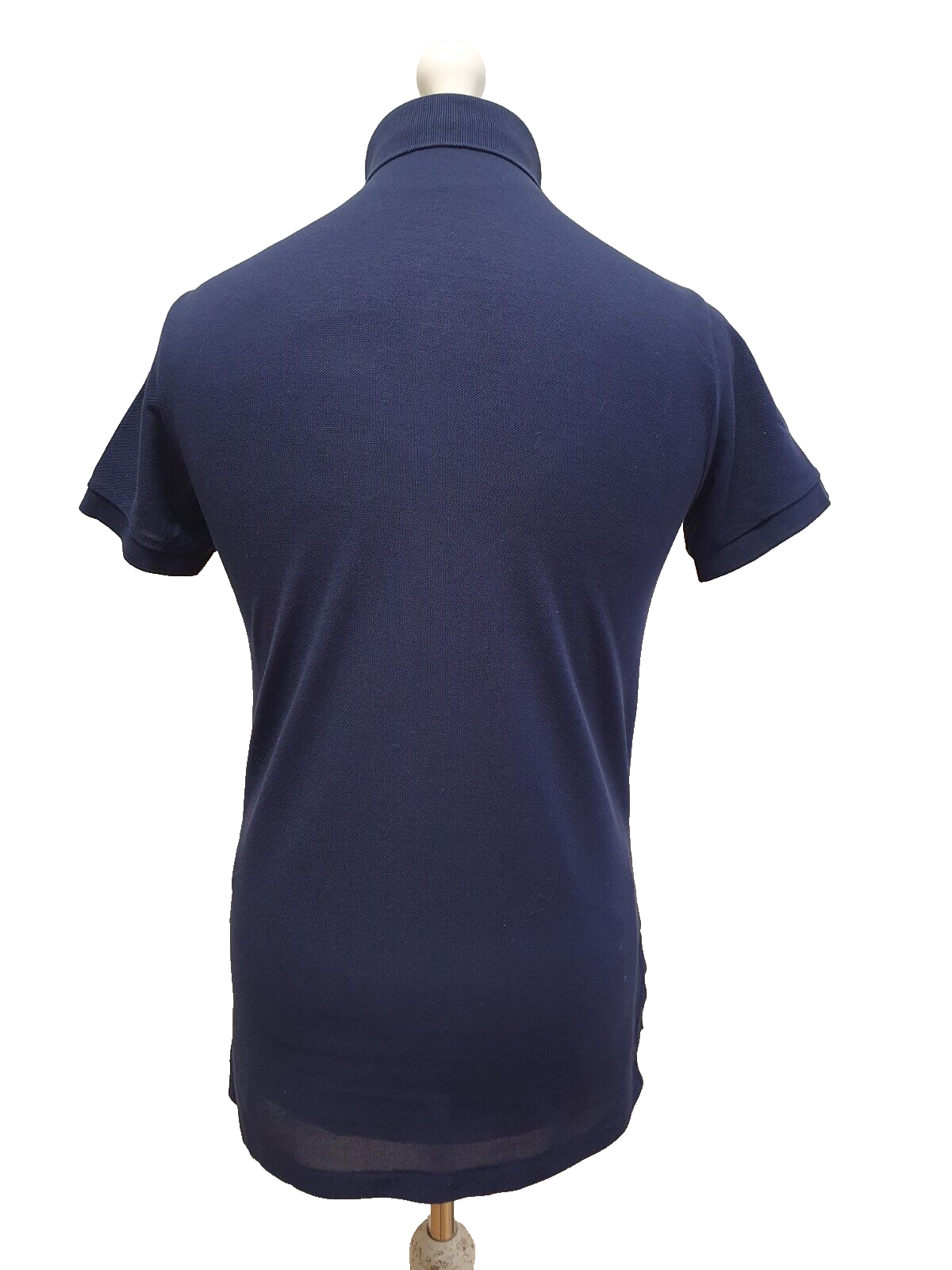 Polo Ralph Lauren Blue Custom Fit Short Sleeve Polo Shirt Men's Uk S G774