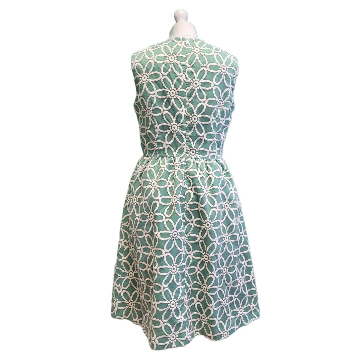 Untold Green Ivory Floral Evening Formal Dress Women's BNWT UK 12 G819