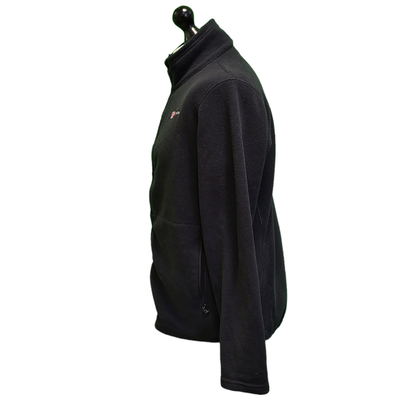 Berghaus Black Zipped Fleece Hiking Walking Jacket Men's UK xL EU 56 H955