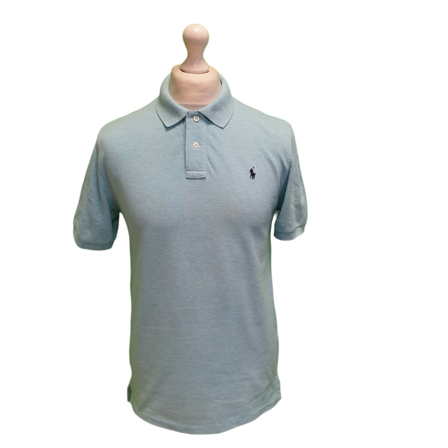 Polo Ralph Lauren Blue Short Sleeve Cotton Polo Boys T-Shirt UK XL 18-20 H372
