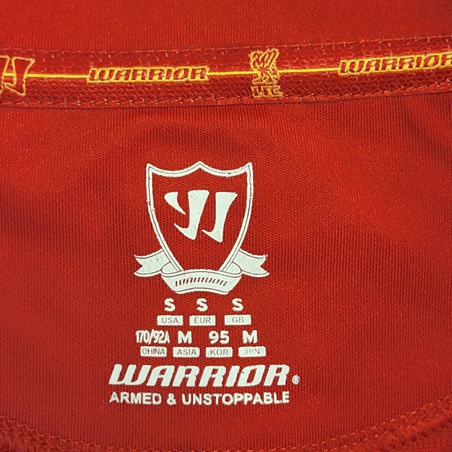 Warrior Red Liverpool 2013 Home Kit Football Shirt UK Men's S eu 46 F296