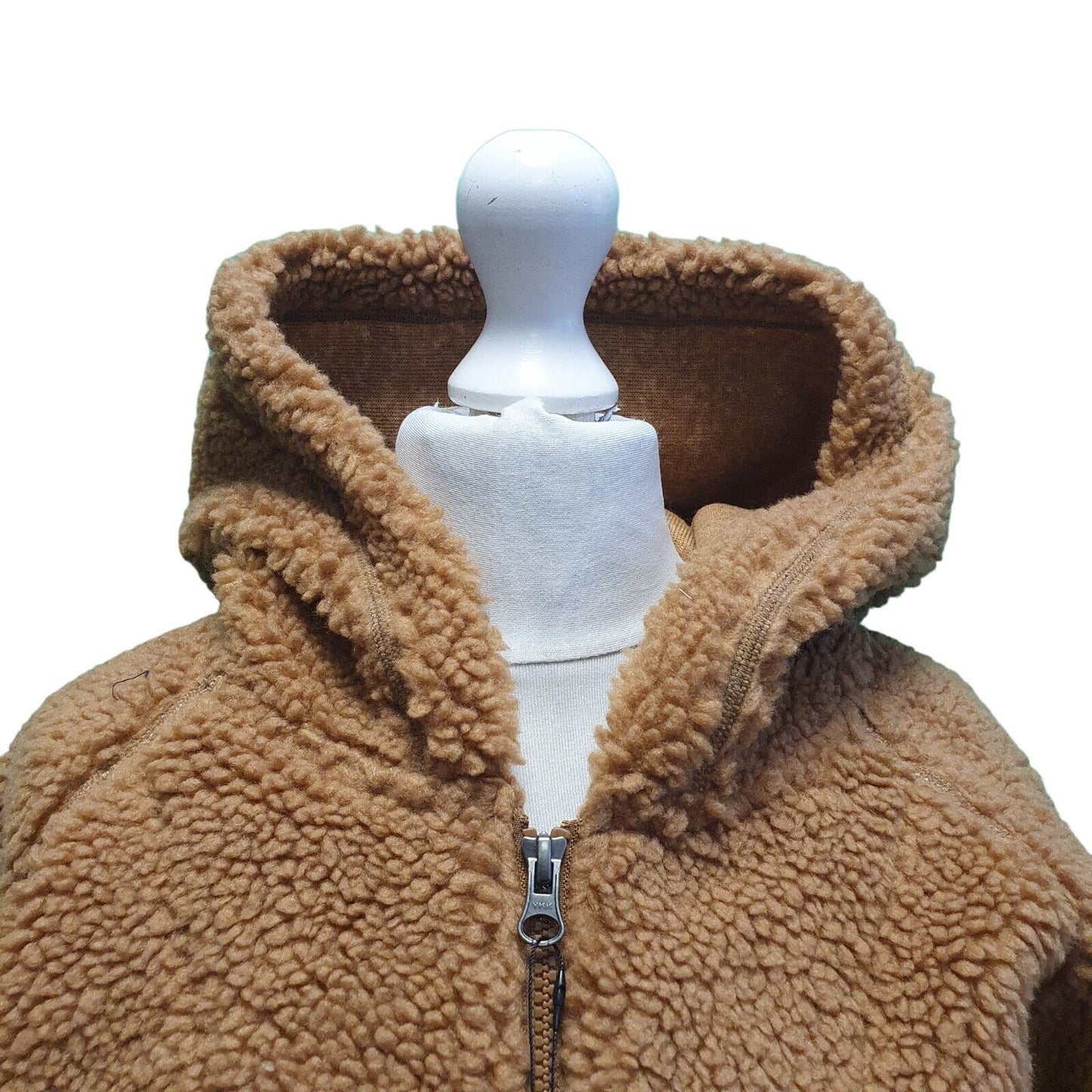 Gymphlex Light Brown Zipped Hooded Fleece Jacket Women's UK L 12 G767