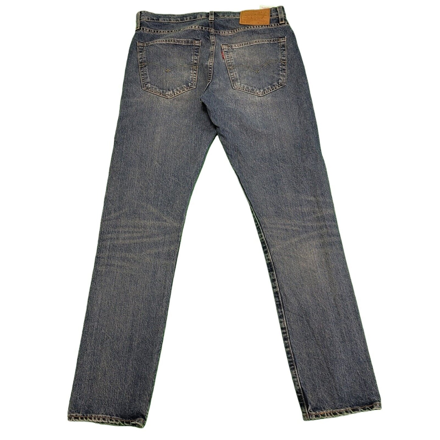 Levi's 512 Faded Blue Tapered Stretch Denim Jeans Men's UK M W32 L32 H517