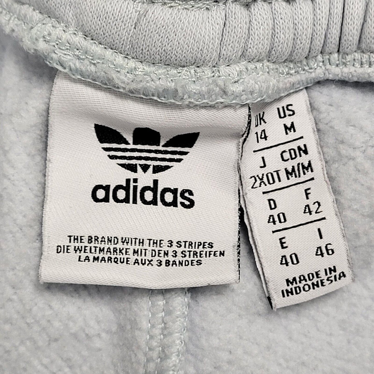 Adidas Light Blue Drawstring Jogging Bottoms Uk Women's 14 W32 L29 H705