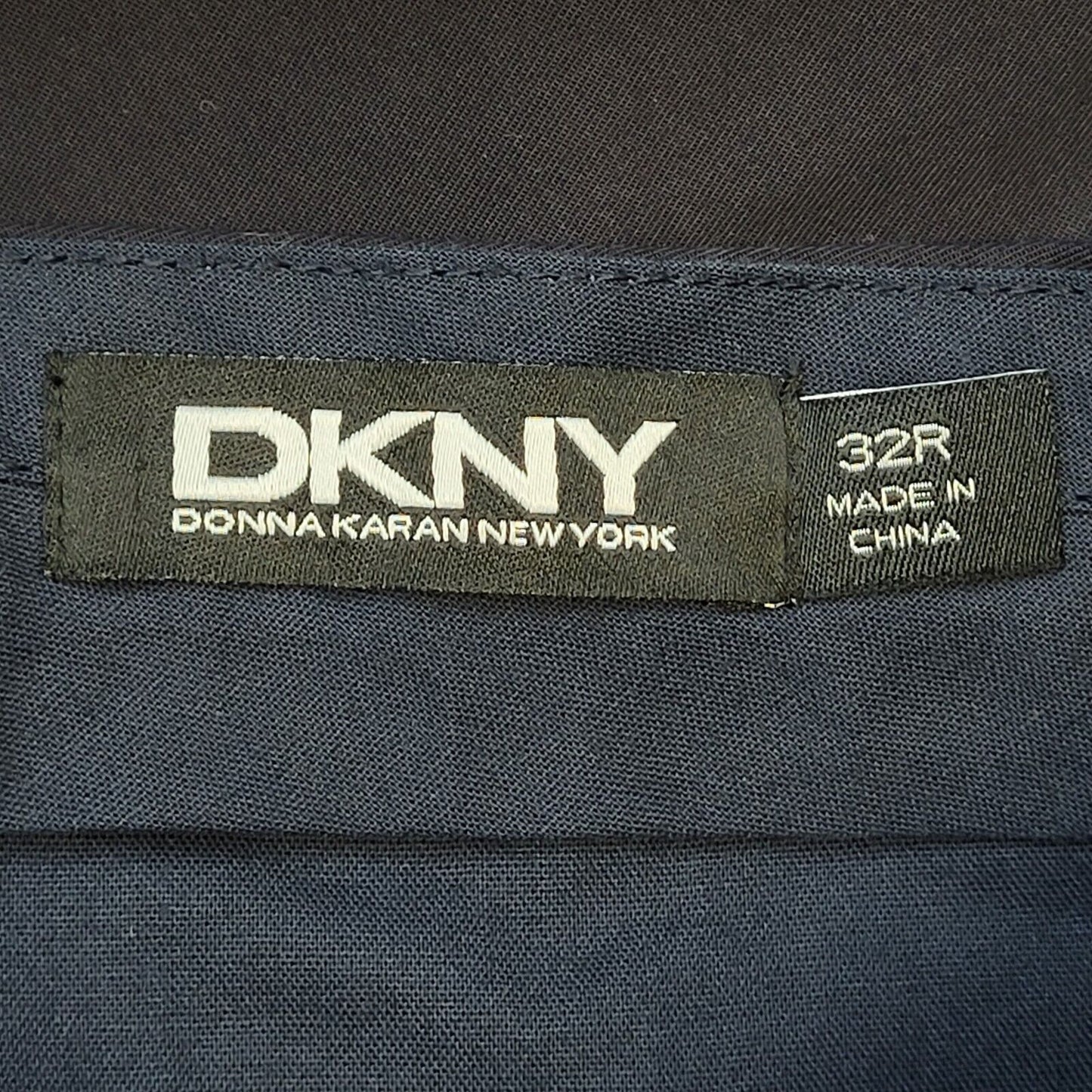 DKNY Dark Blue Straight Leg Trousers Uk Men's M W32 L33 Bnwt G199