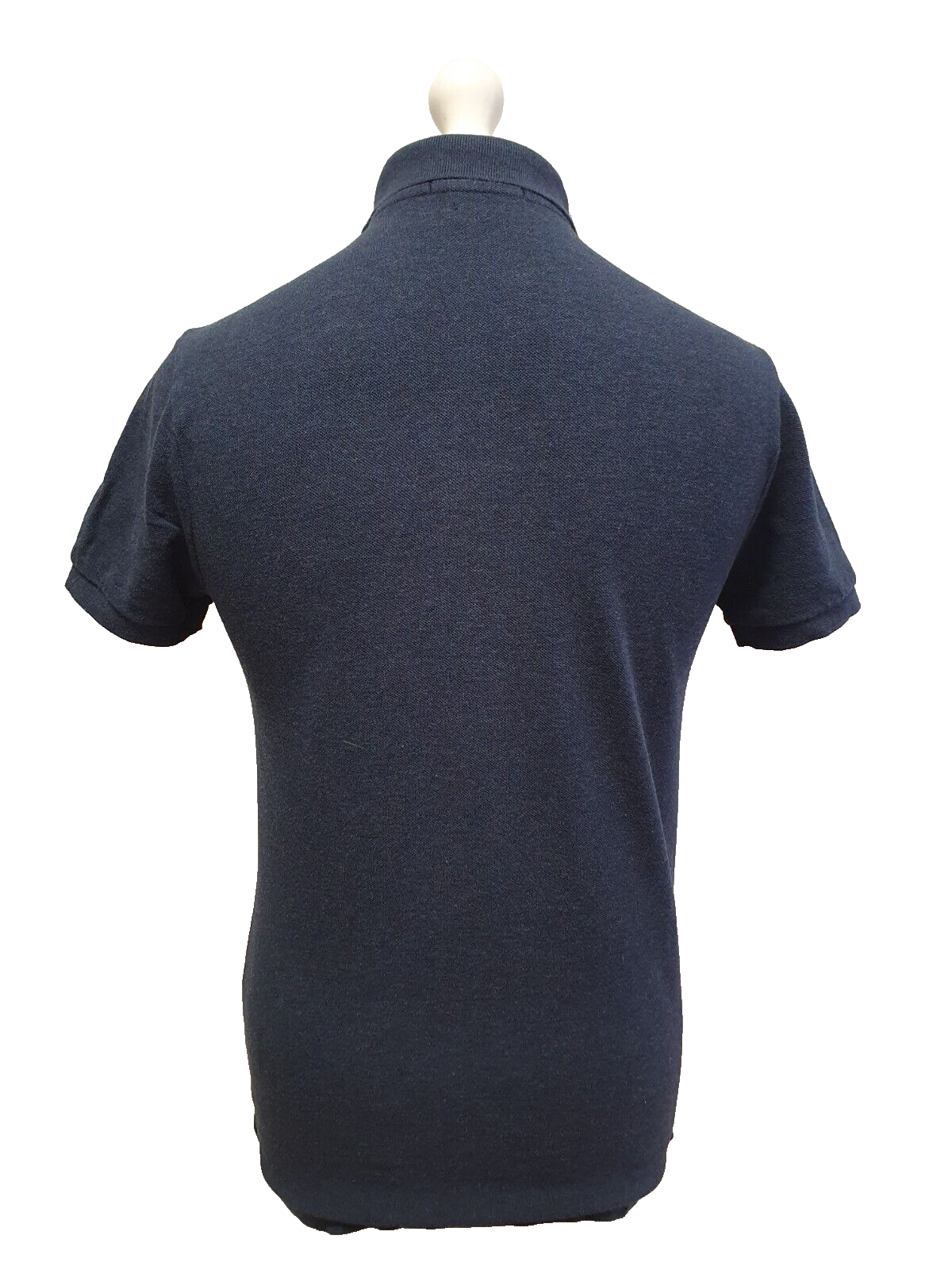 Polo Ralph Lauren Navy Blue Slim Fit Short Sleeve Polo Shirt Men's Uk S G773