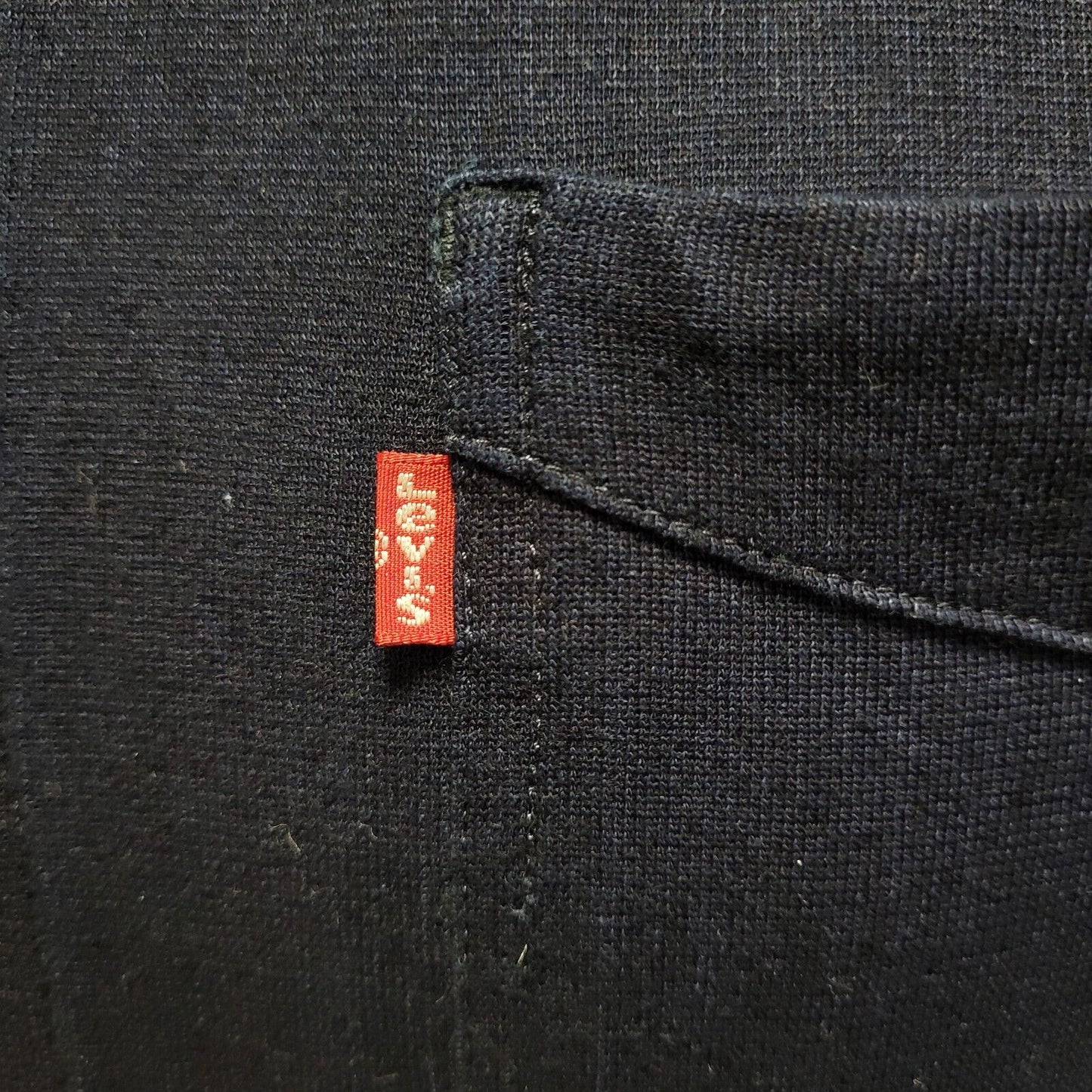 Levi's Navy Blue Slim Fit Long Sleeve Shirt Uk Men's Small BB389