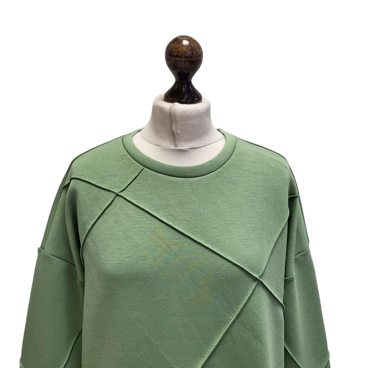 Vila Jumper Dress Green Long Sleeve BNWT UK Size Medium G388