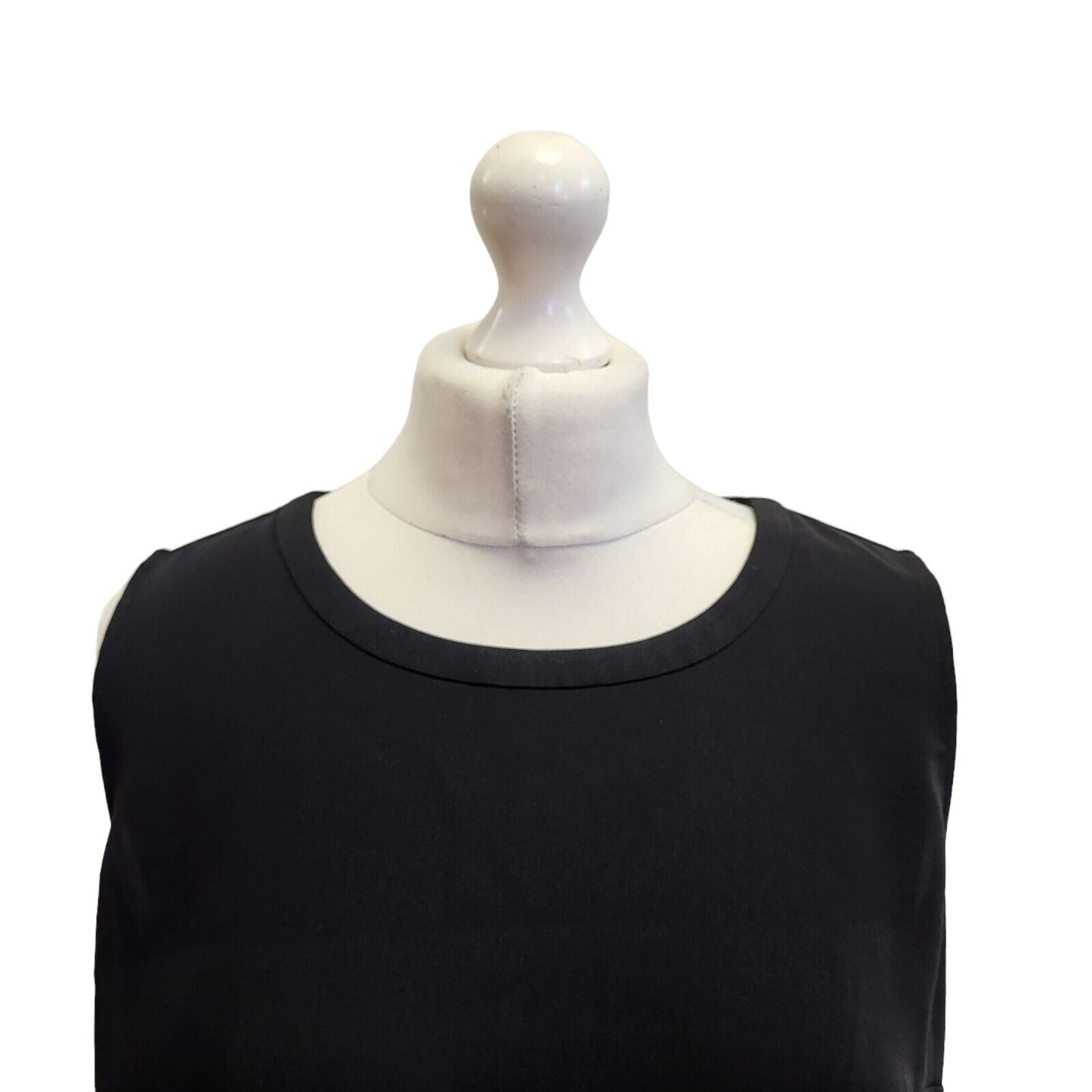 Allsaints Black Sleeveless Evening Mini Dress Uk Women's 10 Eu 38 G114