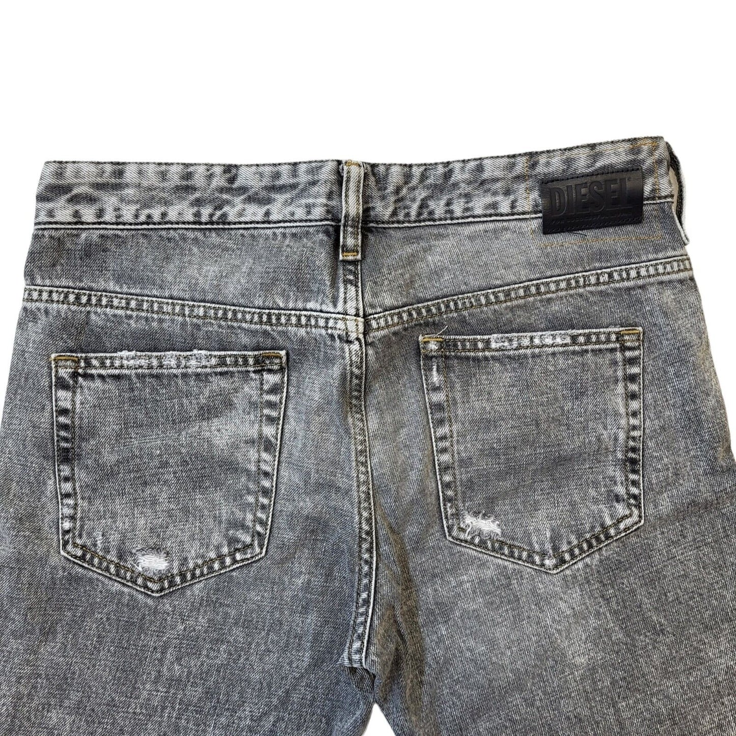 Diesel D-Rifty Grey Straight Denim Jeans UK Women's 8 W27 L32 Bnwt G428