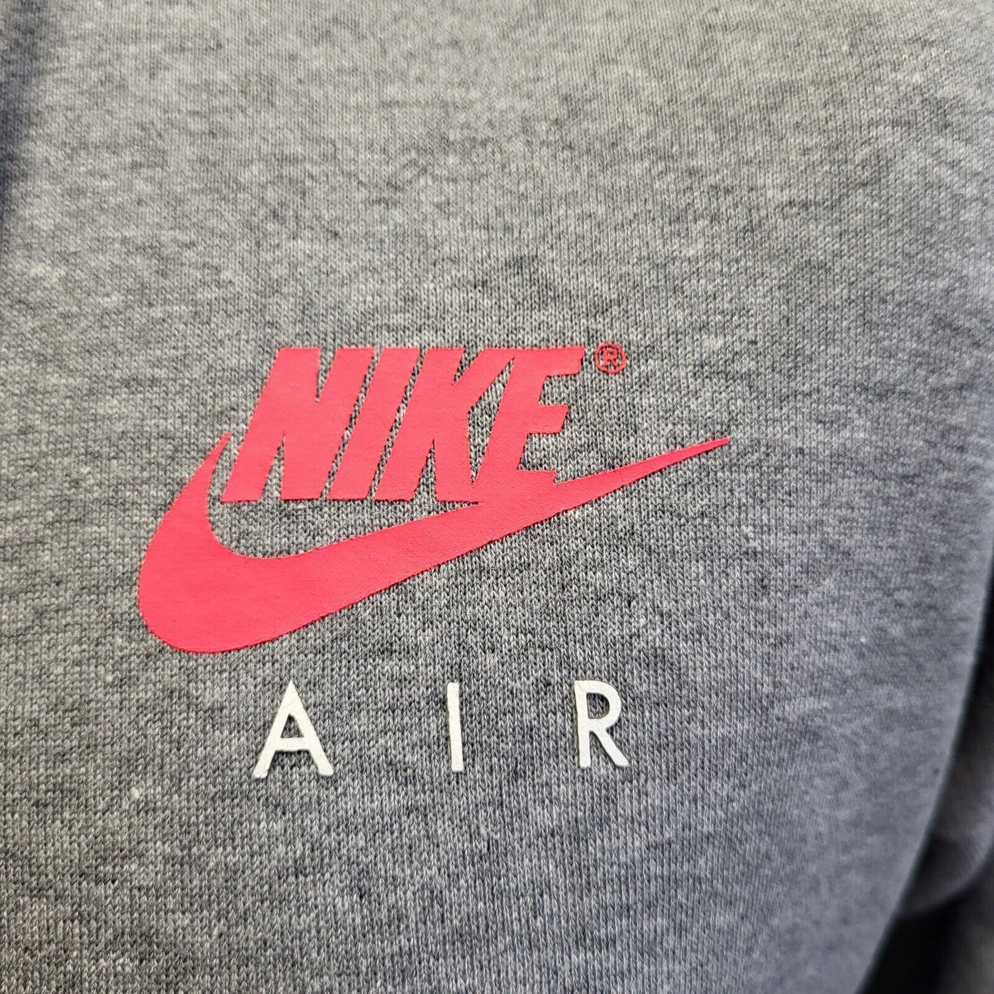 Nike Grey Drawstring Zip Sports Sweatshirt Hoodie Men's uk S eu 48 H257