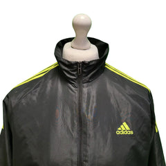 Adidas Black Long Sleeve Sports Track Jacket Men's UK L EU 54 H293