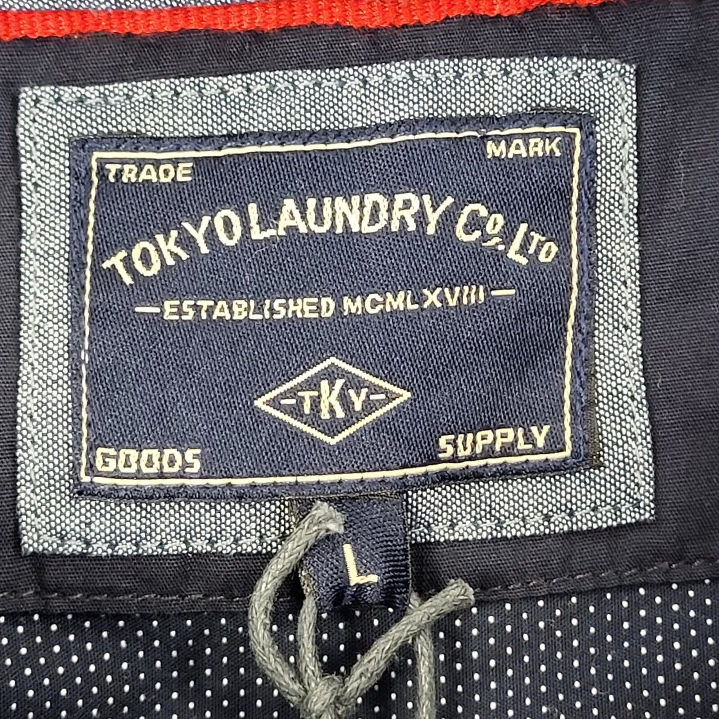 Tokyo Laundry Navy Blue Short Sleeve Shirt Uk Men's L Eu 54 Bnwt G296