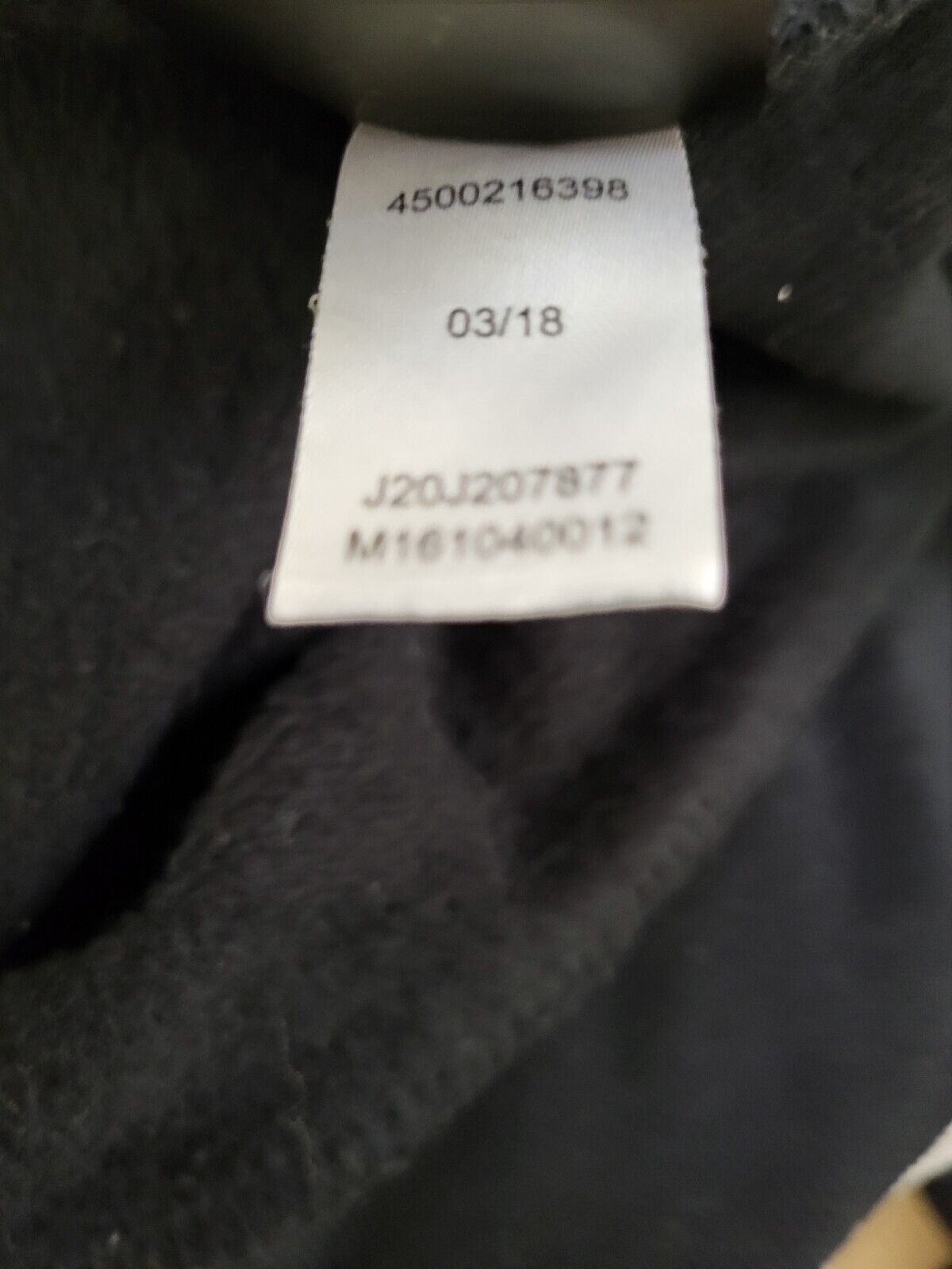 Calvin Klein Black Spell Out Long Sleeve Casual Sweatshirt Men's Uk XL H103