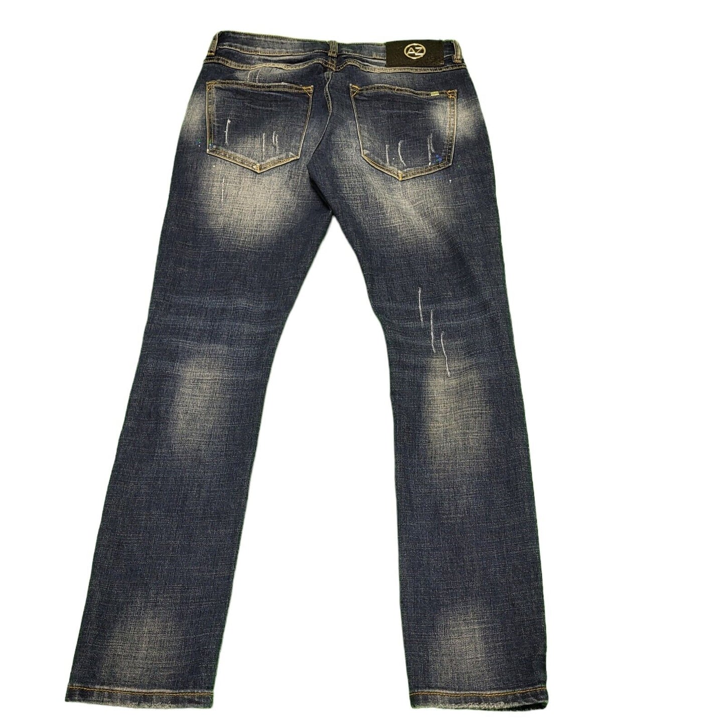 Alessandro Faded Blue Skinny Leg Denim Jeans uk Women's 12 L W30 L29 H780