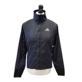 Adidas Sports Windbreaker Jacket Blue High Neck UK M EU 50 G150