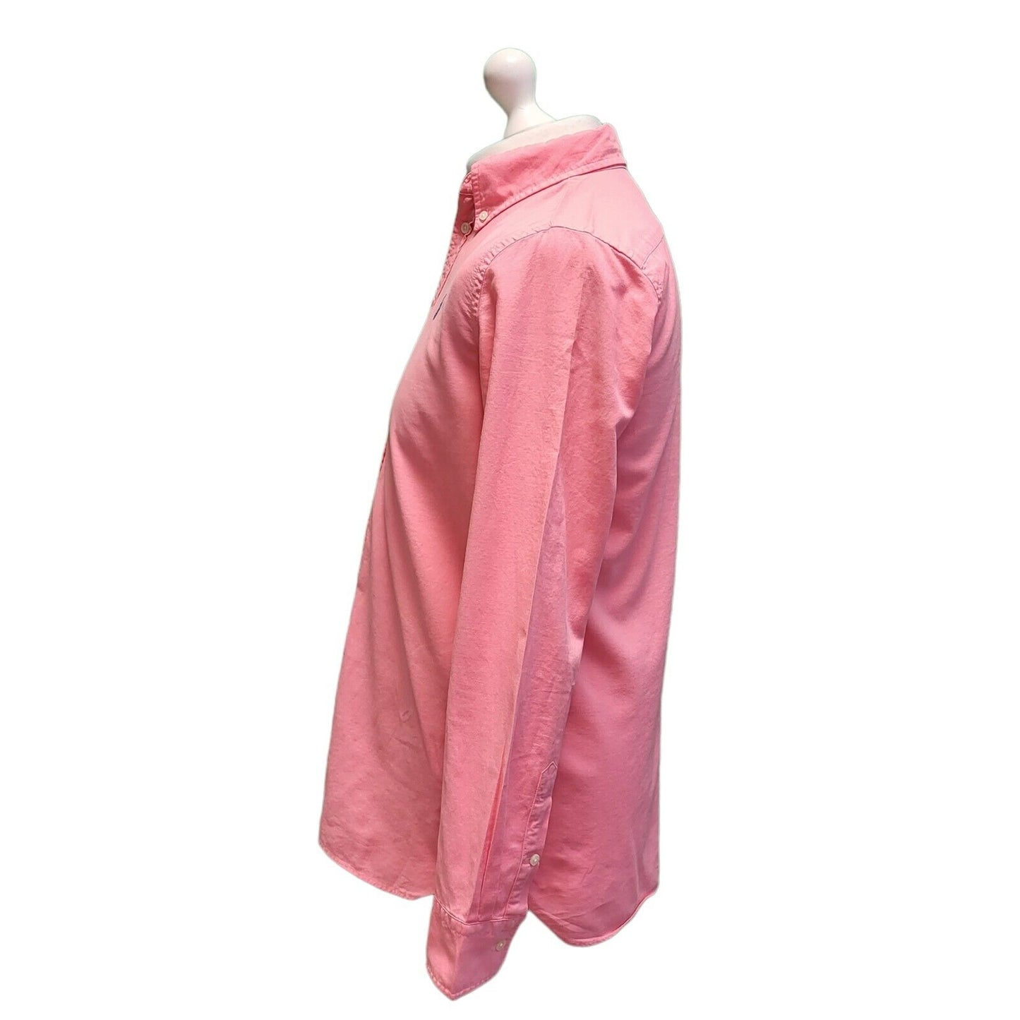 Ralph Lauren Salmon Pink Relaxed Fit Long Sleeve Shirt Men's UK S H128