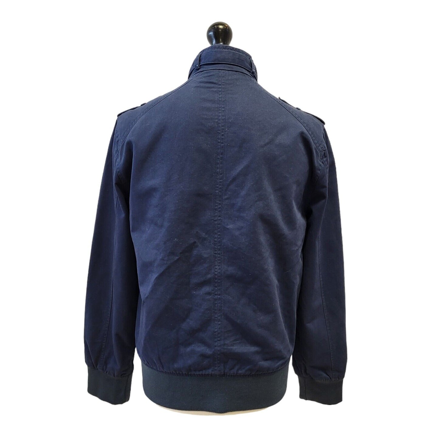 Denizen Levi's Navy Blue Zipped Bomber Jacket Uk Men's L Eu 54 G306