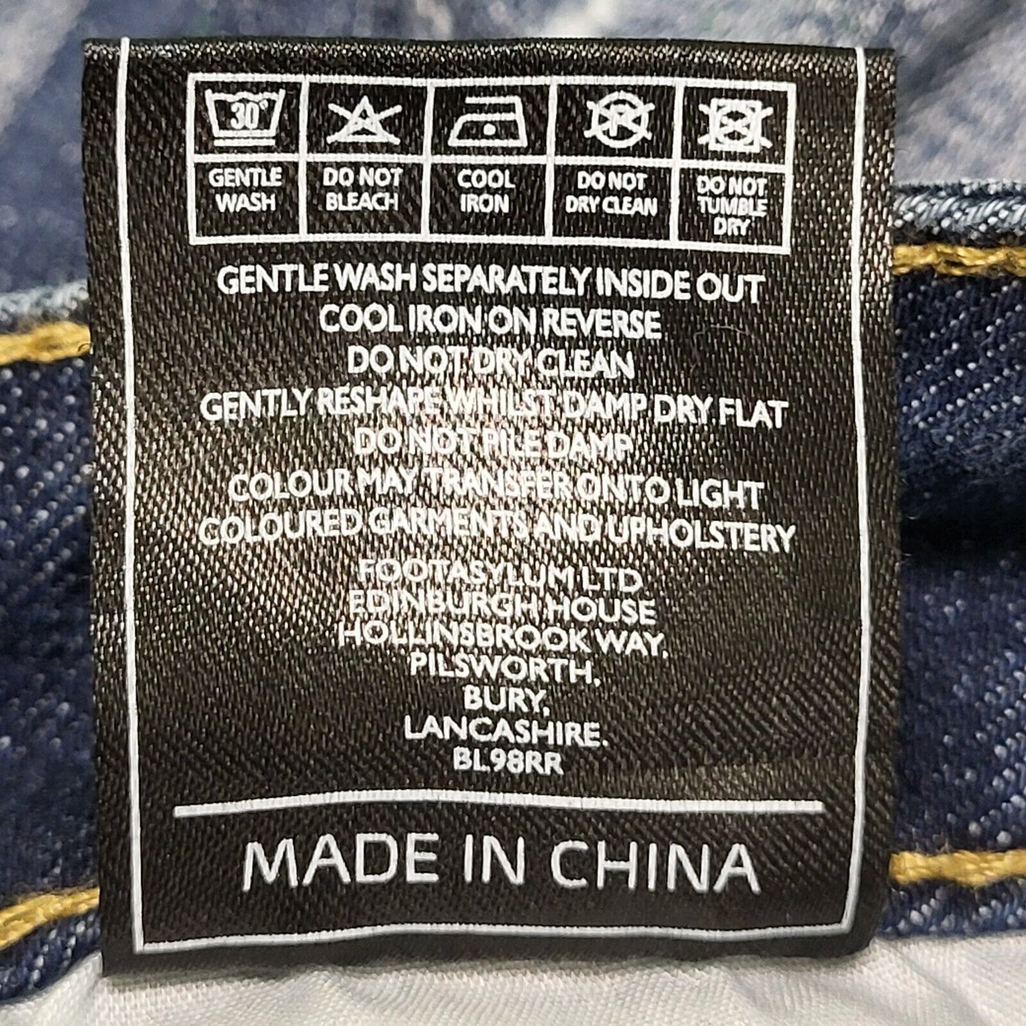 Alessandro Faded Blue Skinny Leg Denim Jeans uk Women's 12 L W30 L29 H780