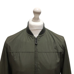 Ted Baker Green Zipped Bomber Jacket Uk Men's Small BB292