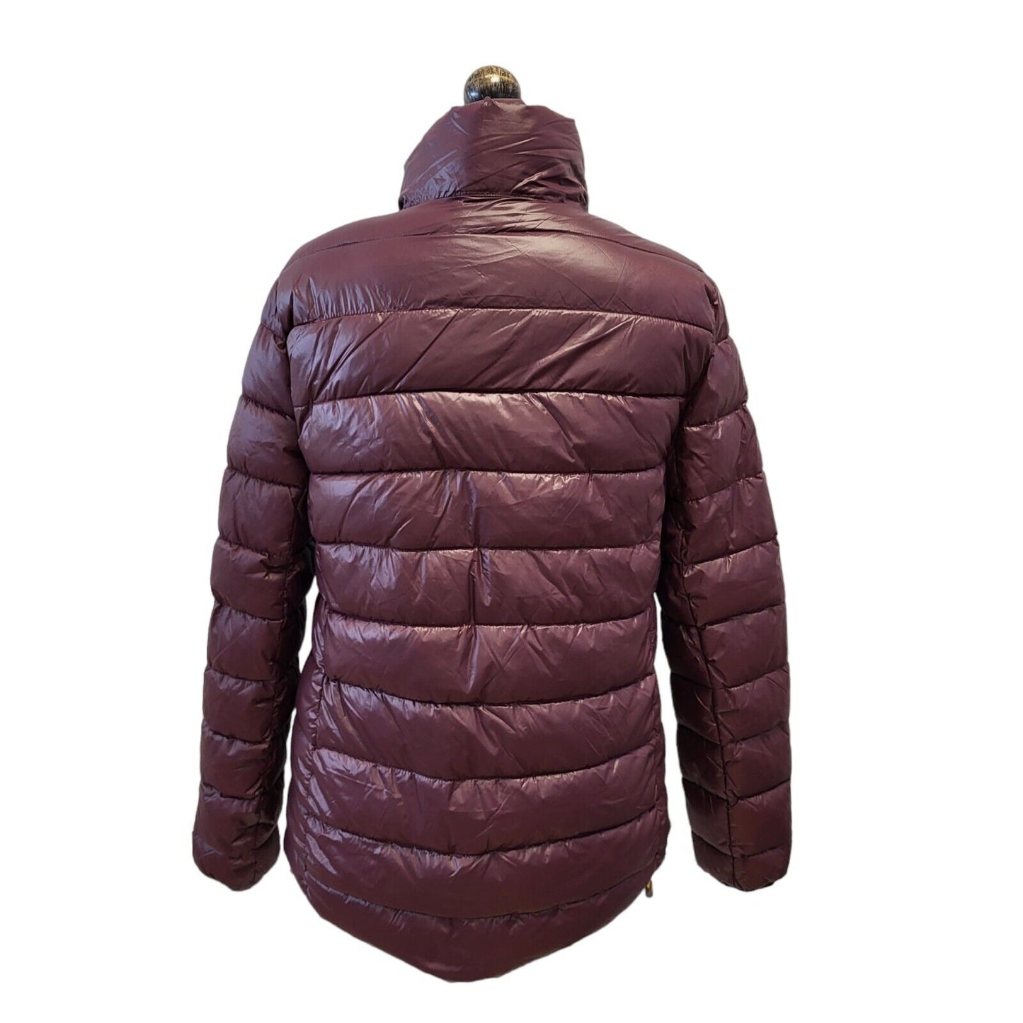 Rupert & Buckly Purple Quilted Puffer High Neck Coat BNWT UK 12 EU 40 G169