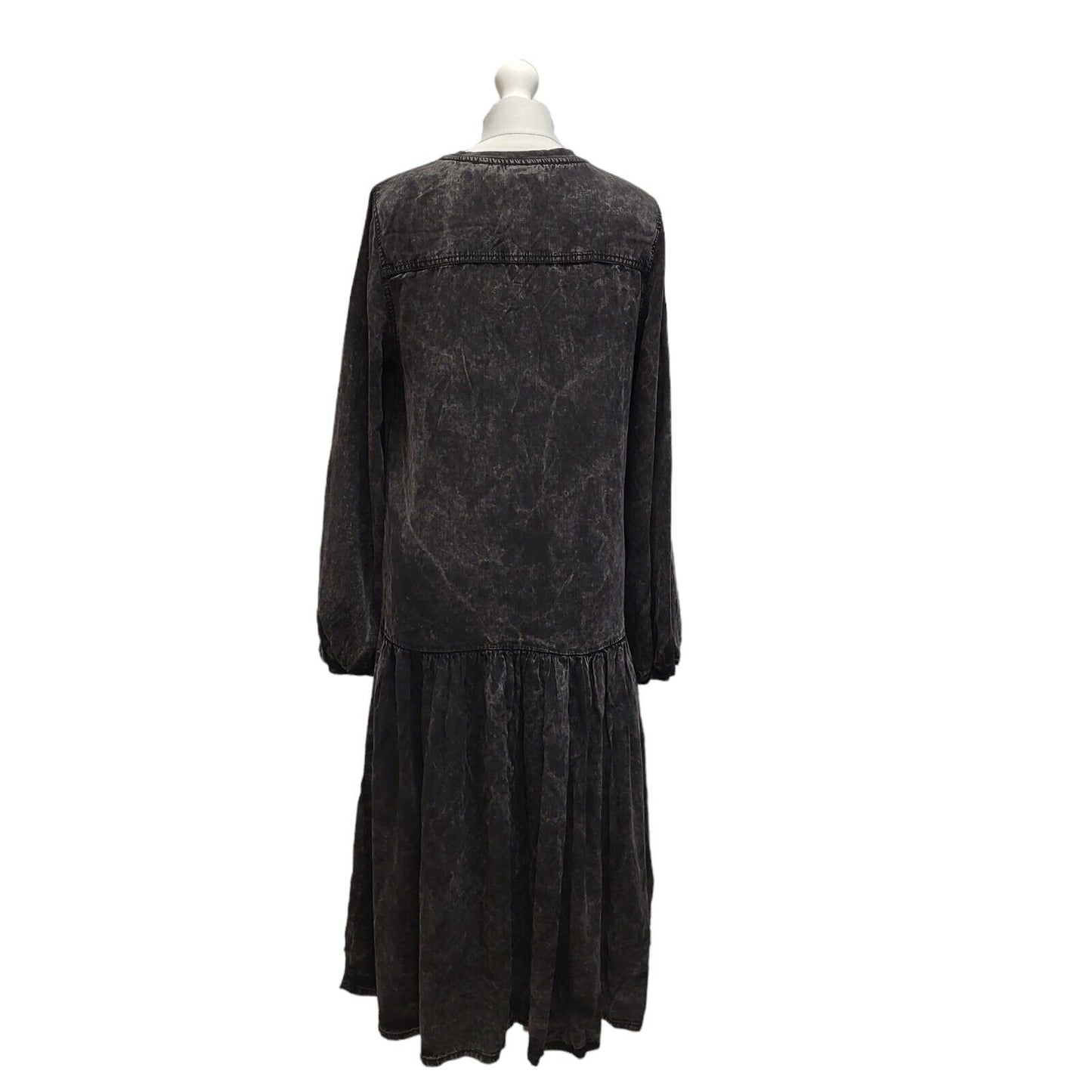 Superdry Black Long Sleeve Daywear Dress UK Women's 14 BB362