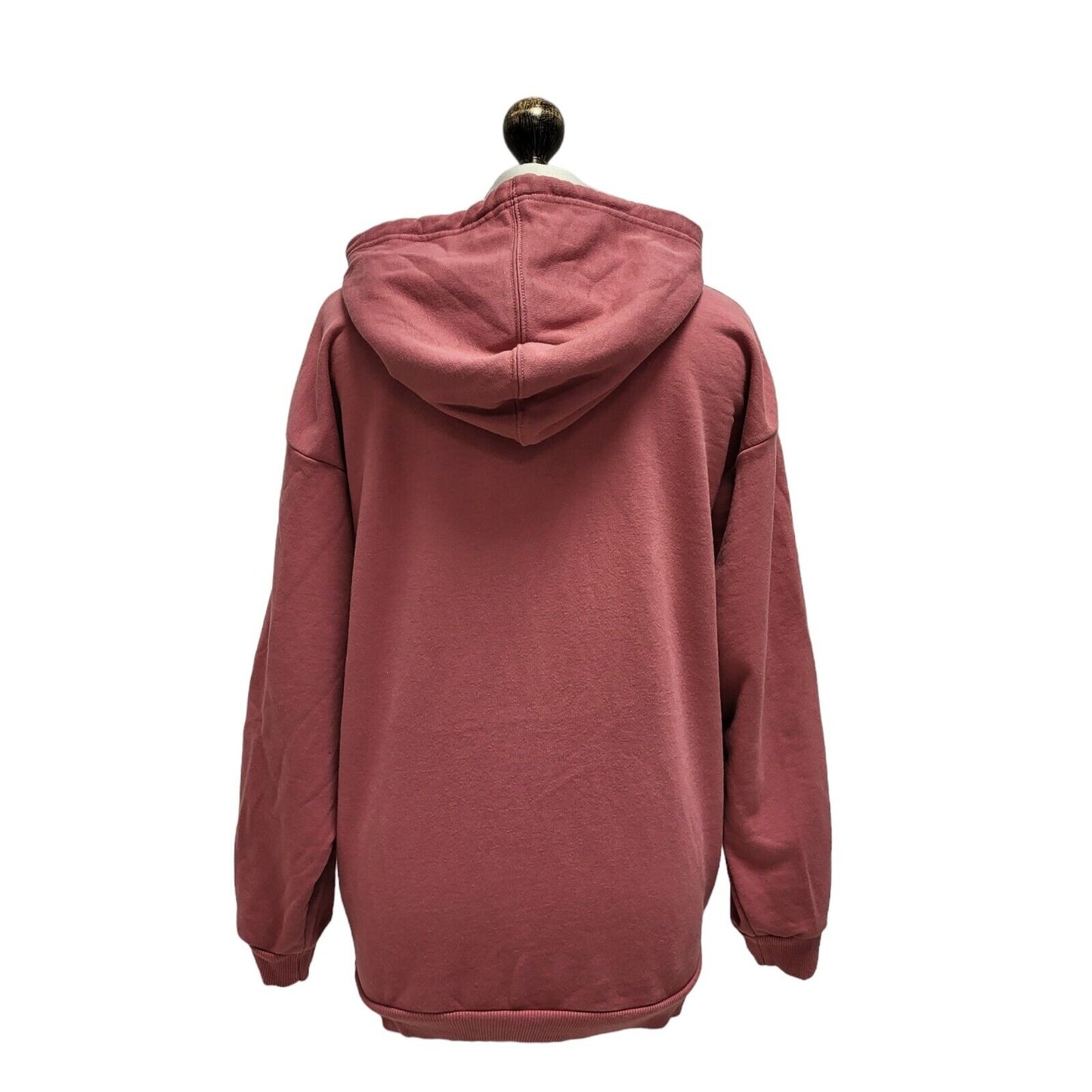 Adidas Sweatshirt Hoodie Drawstring Pink Uk Women's Size 10 G414