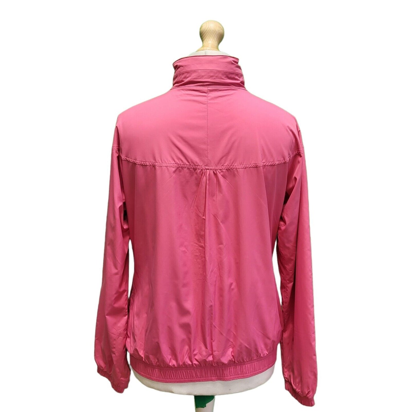Nike Pink White Reversible Lightweight Sports Jacket Women's UK 12 L H361