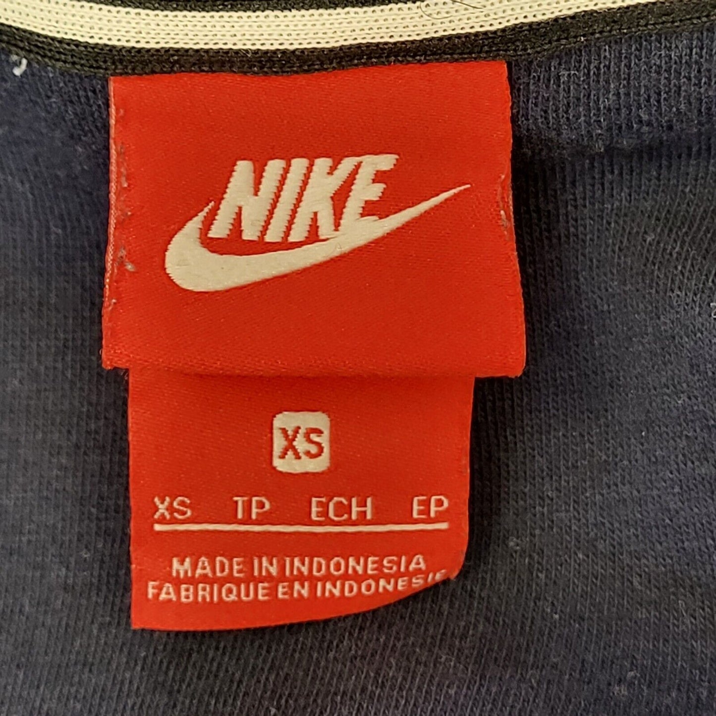 Nike Sports Y2K Track Jacket Hooded Blue Mens UK XS EU 48 G123