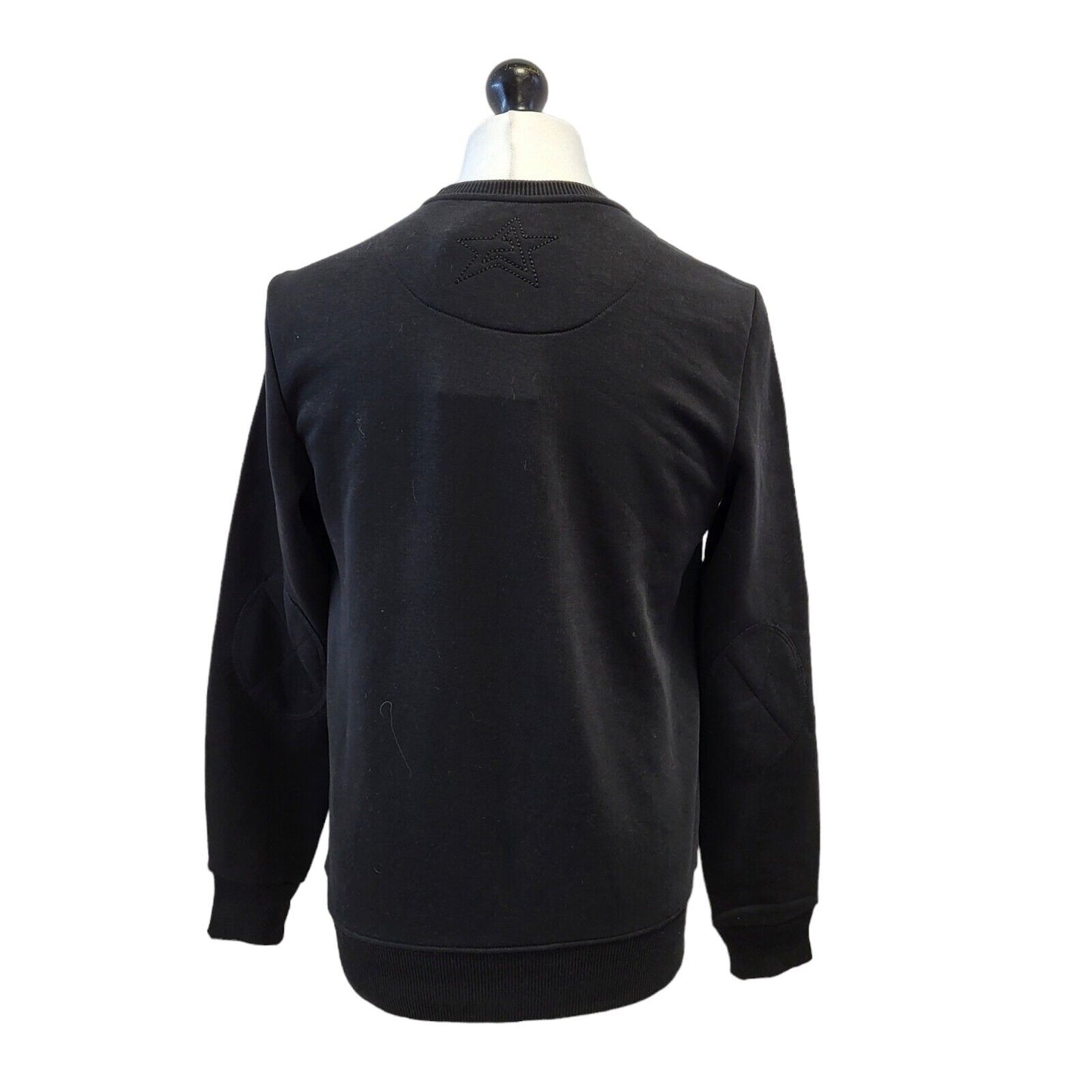 Star In The Hood BNWT Sweatshirt Crew Neck Black Mens UK S EU 48 G141