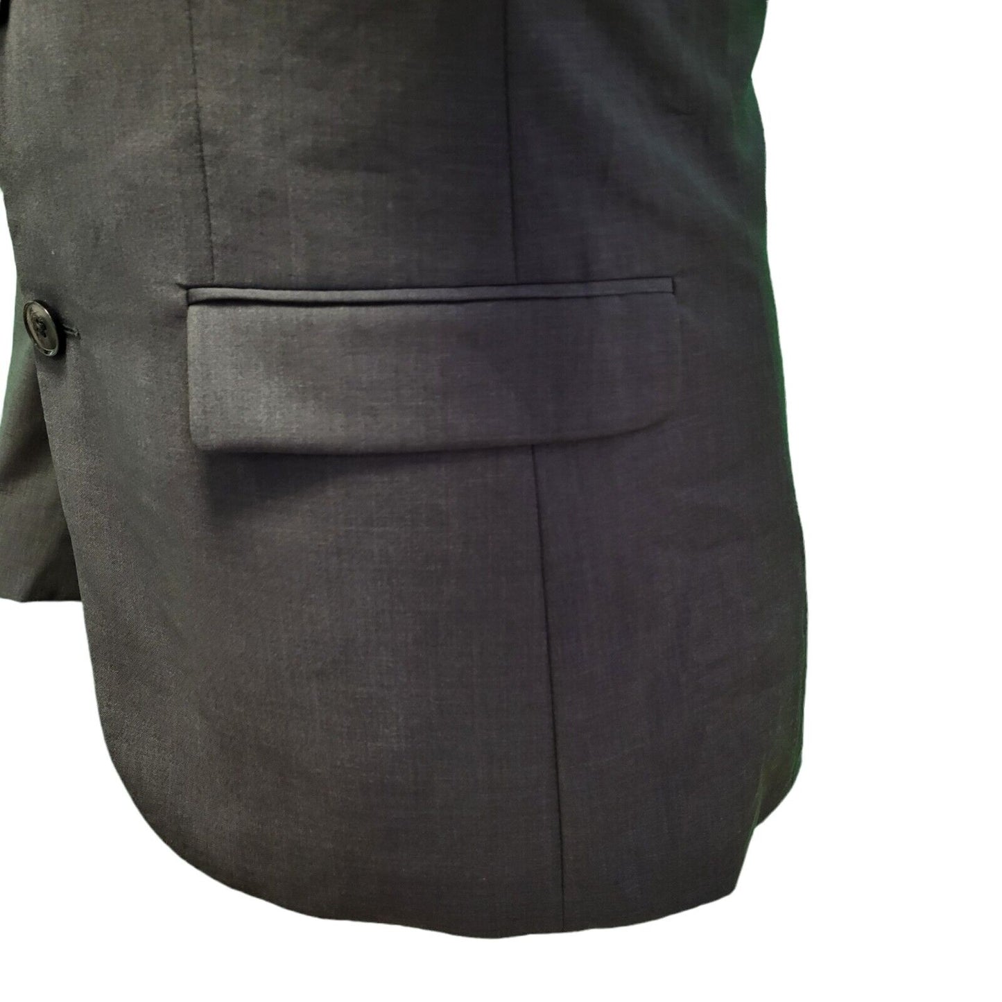 Hugo Boss Black Wool Slim Fit Collared Suit Blazer Jacket uk Men's M H727