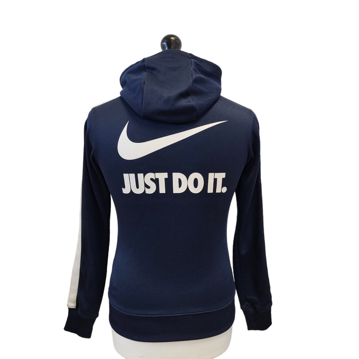 Nike Sports Y2K Track Jacket Hooded Blue Mens UK XS EU 48 G123