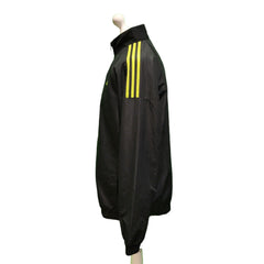 Adidas Black Long Sleeve Sports Track Jacket Men's UK L EU 54 H293