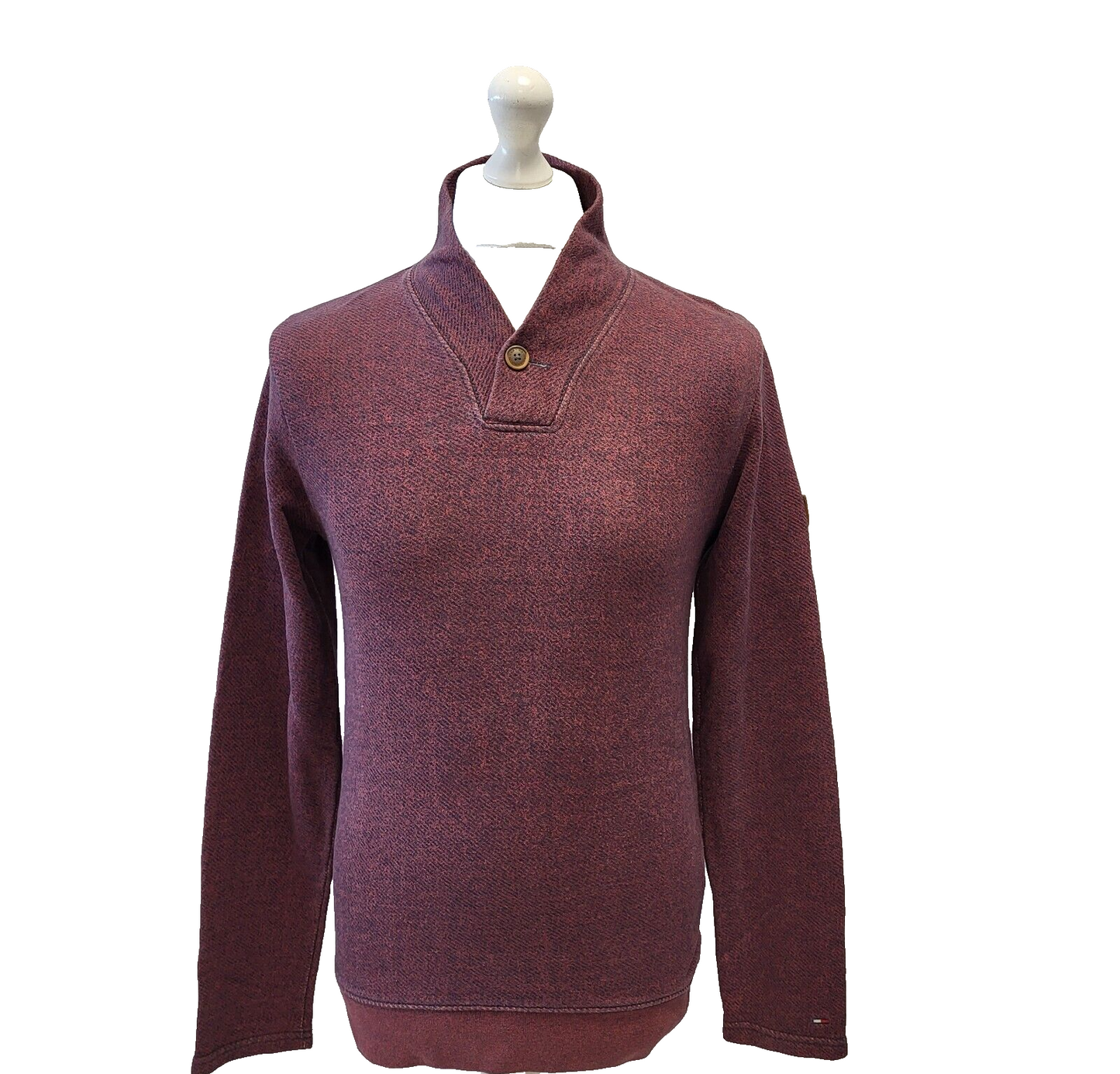 Hilfiger Denim Purple Long Sleeve Casual Sweatshirt Men's Uk M H281