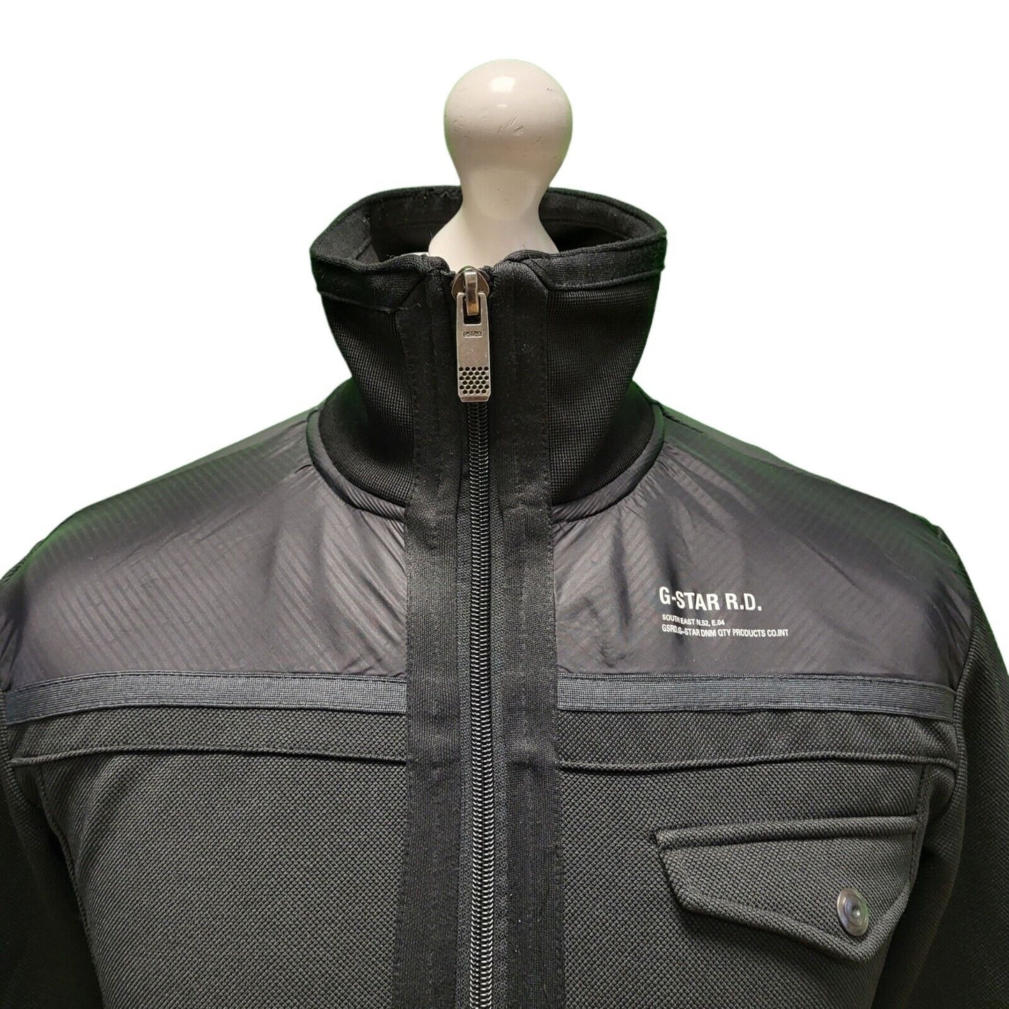 G-Star Black Zipped Lightweight Jacket Men's UK M EU 50 H962