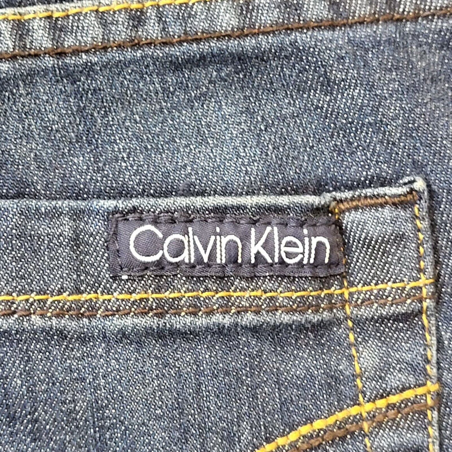 Calvin Klein Dark Blue Straight Denim Jeans UK Women's 10 BNWT W29 L31 G430