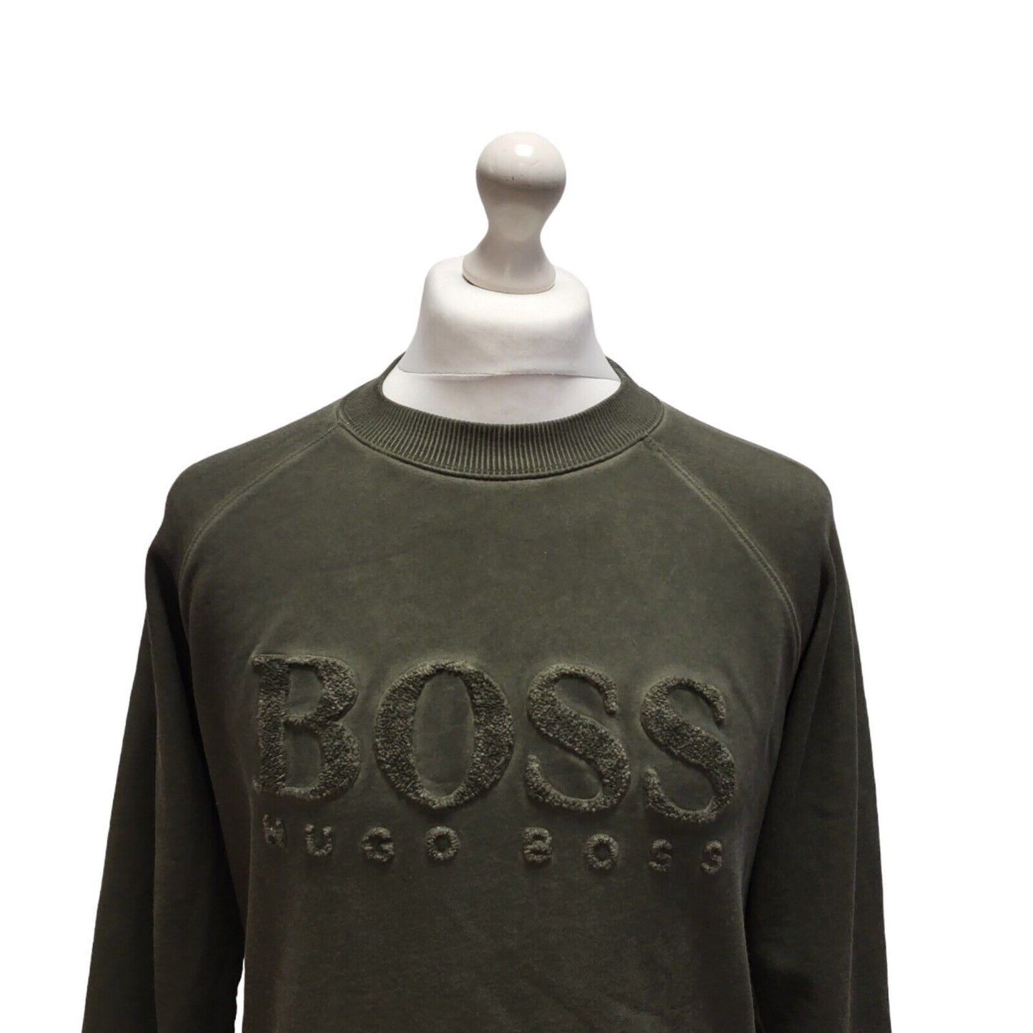Hugo Boss Green Crew Neck Casual Sweatshirt Uk Men's Medium BB281