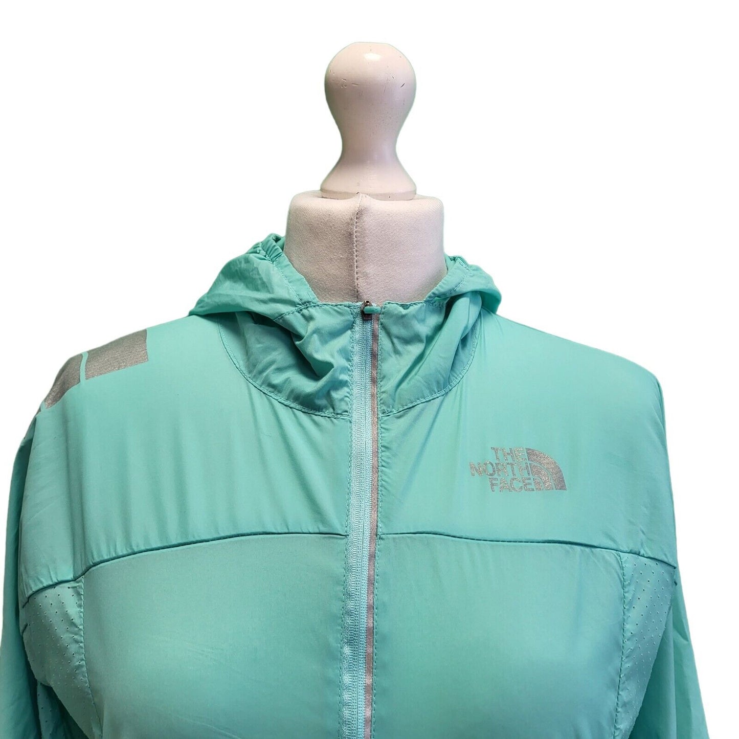 The North Face Green Hooded Tracksuit Track Jacket Women's UK S 8 EU 36 G912