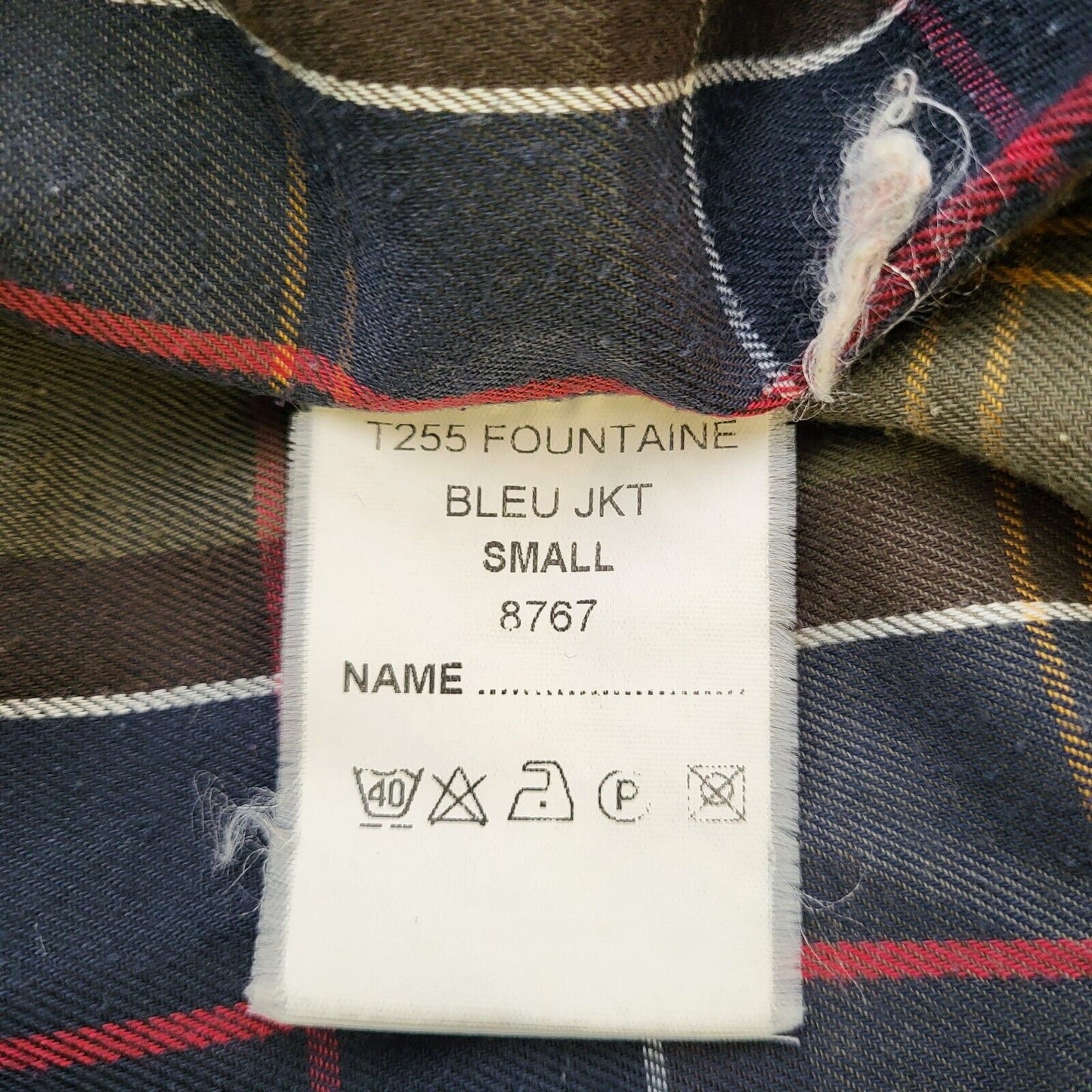 Barbour Fountaine Beige Zip Snap Fasten Collared Jacket Men's uk S H71