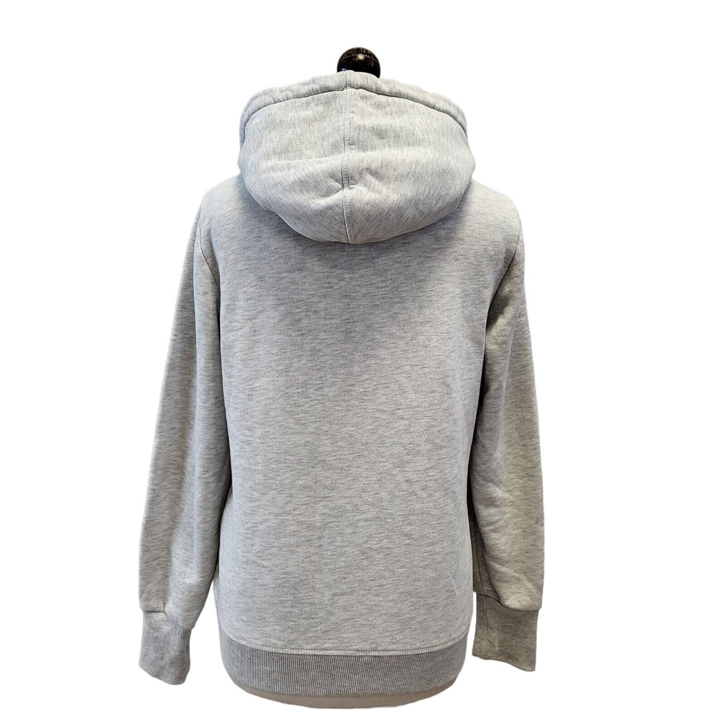 Superdry Grey Pullover Sweatshirt Hoodie Uk Women's L Eu 40 G243