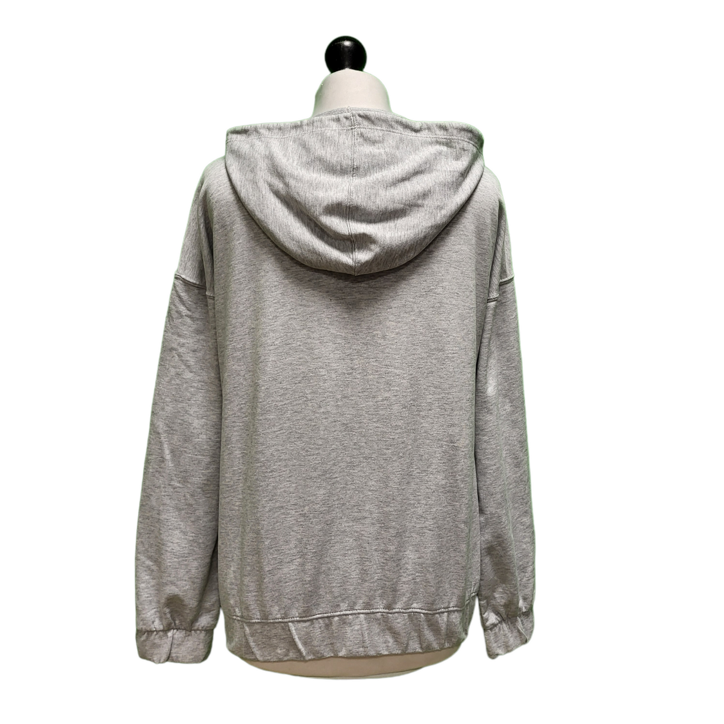 Nike Grey Drawstring Sweatshirt Hoodie Women's UK S 8 EU 36 H978