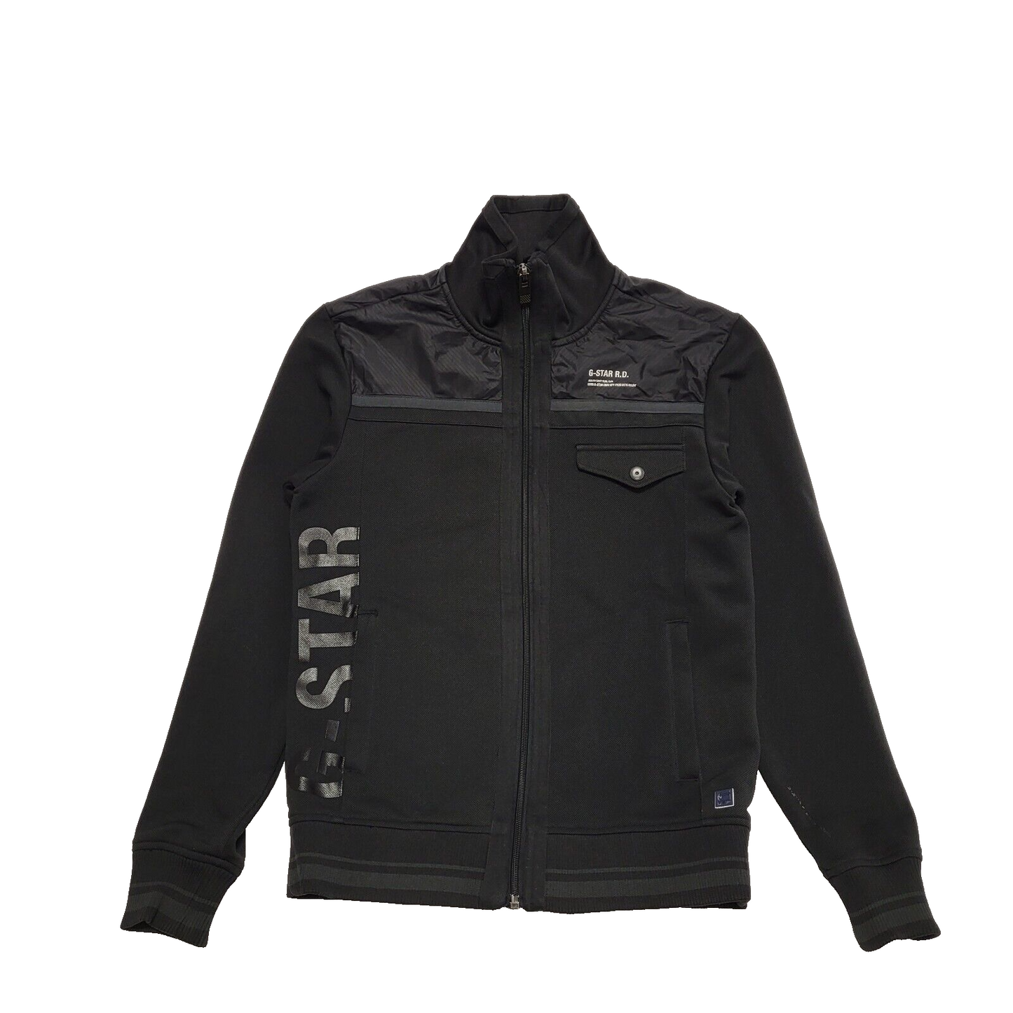 G-Star Black Zipped Lightweight Jacket Men's UK M EU 50 H962